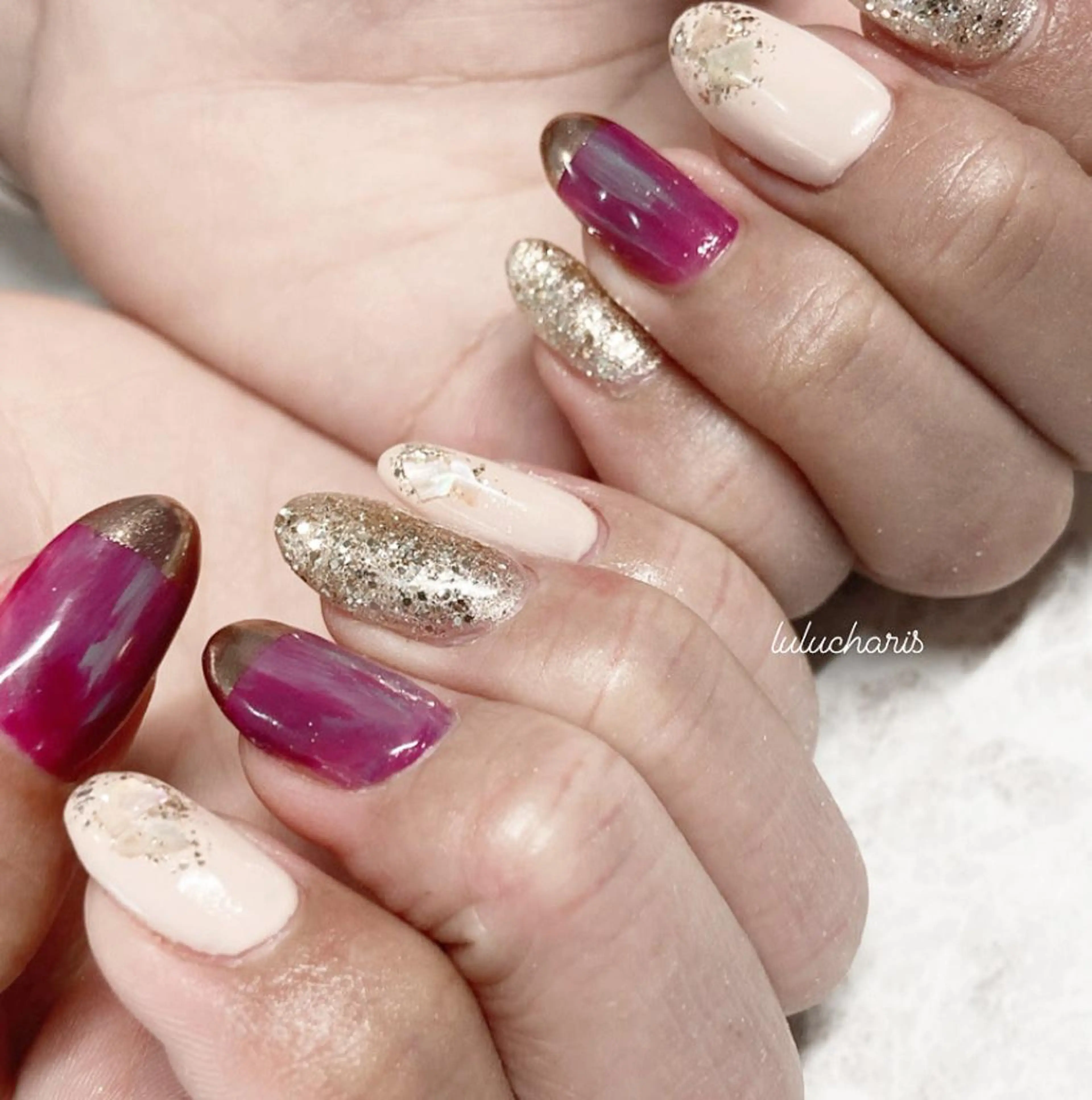 ネイル 持ち込み Lulu charisu所属・lulucharis nailのネイルデザイン