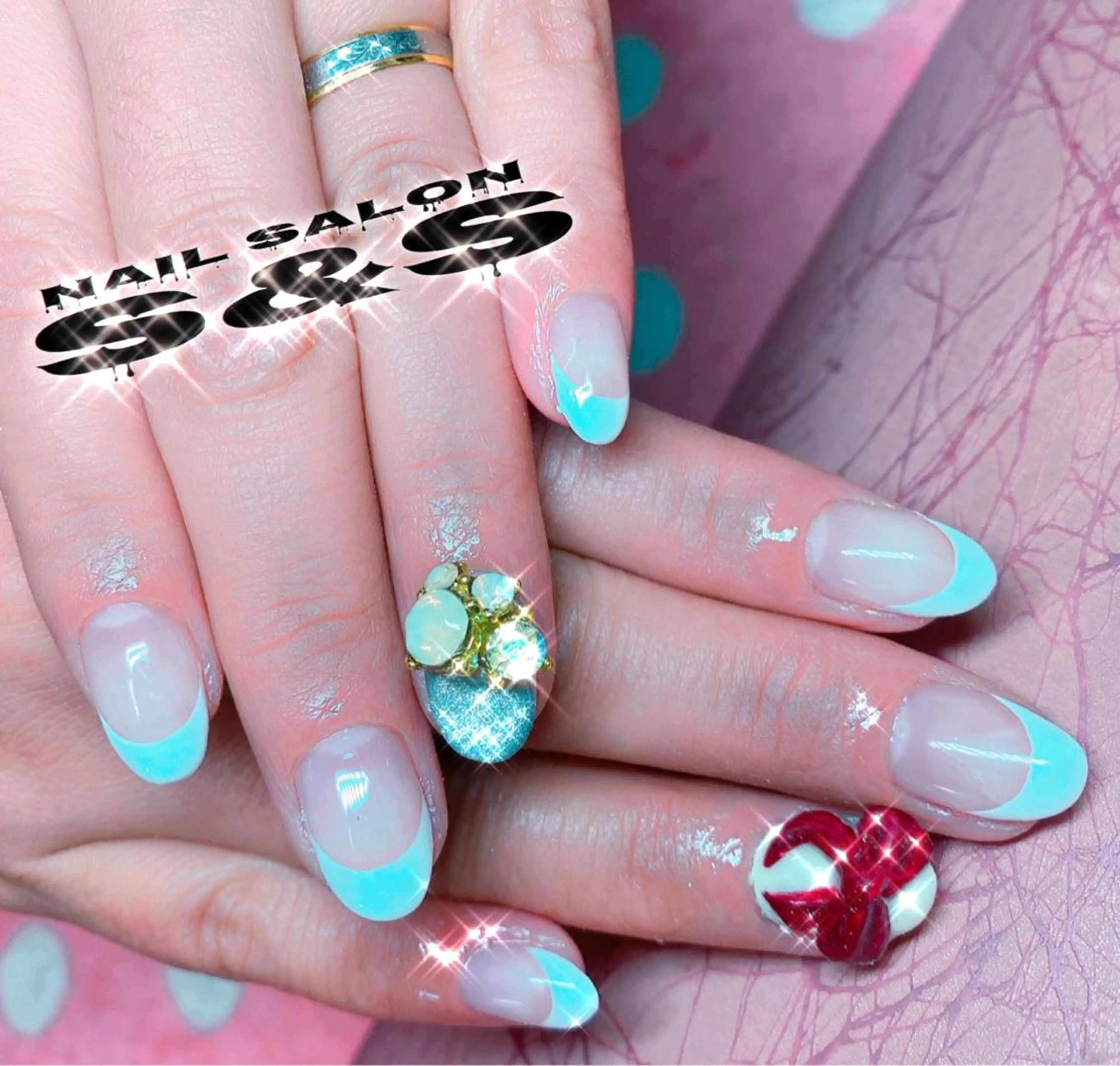 ネイル 長さ出し メンズネイル 持ち込み スカルプネイル S&S 村田小百合のネイルデザイン