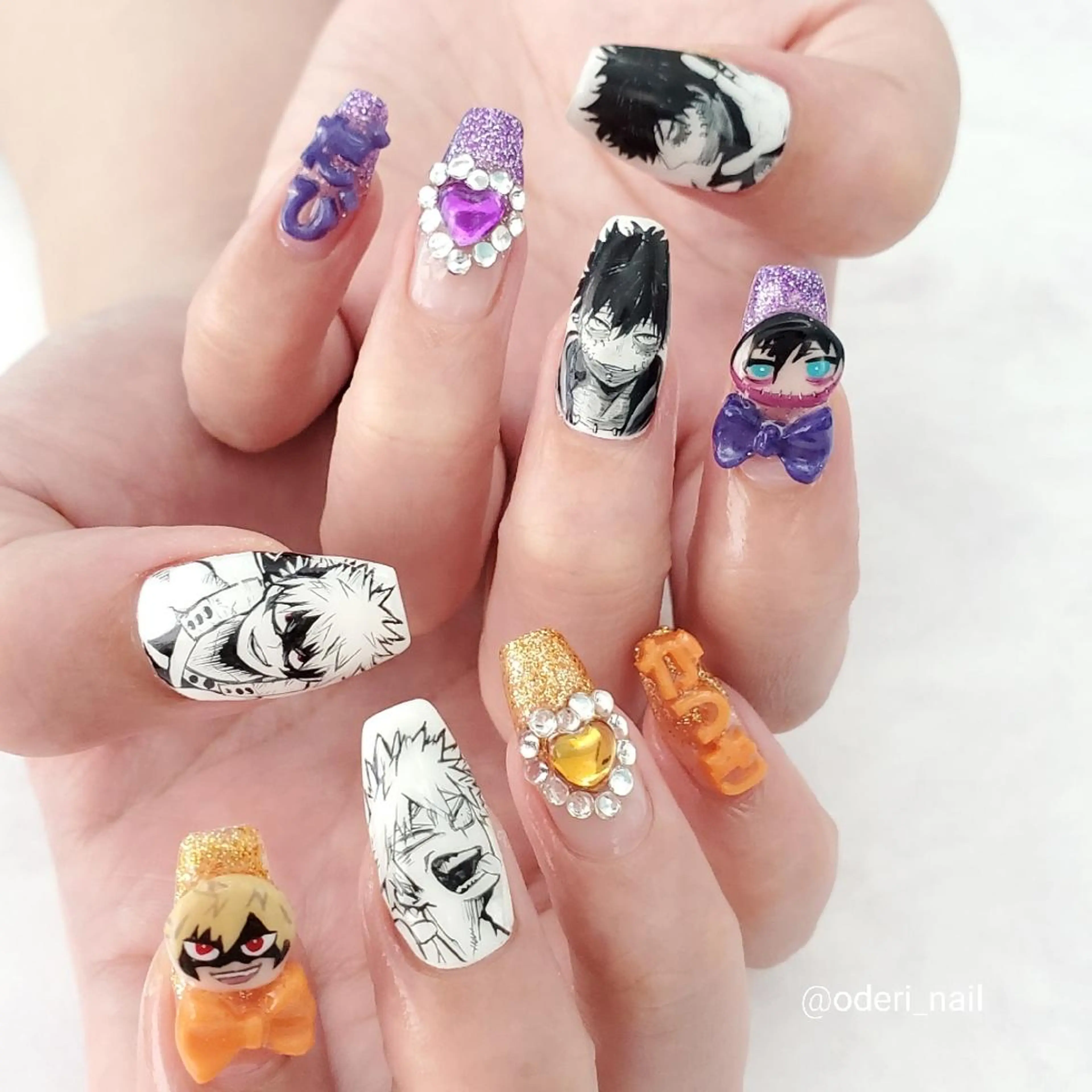 ネイル アートネイル ジェルネイル おで@ oderi_nailのネイルデザイン