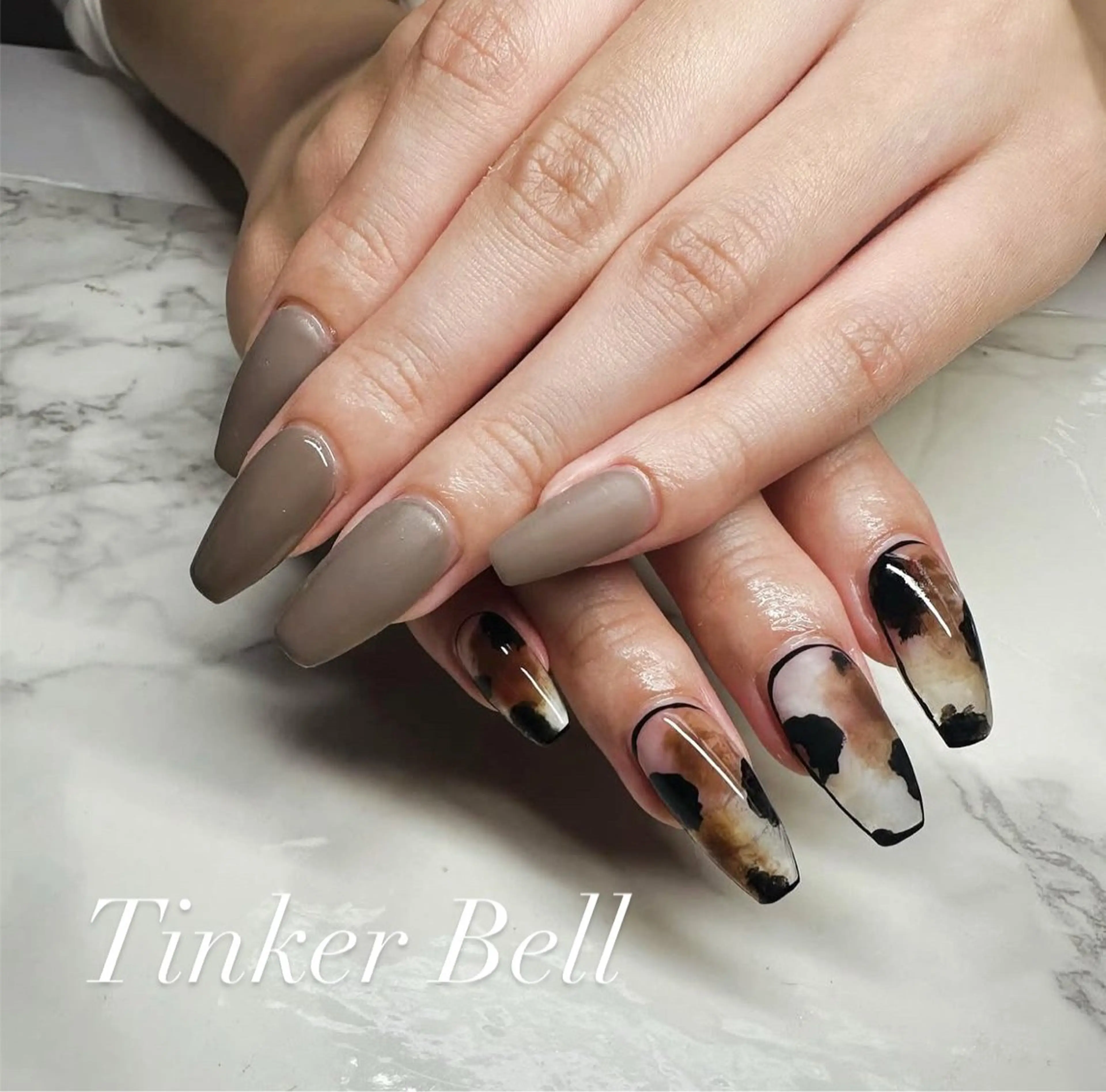 ネイル ハンドネイル Tinker Bellのネイルデザイン