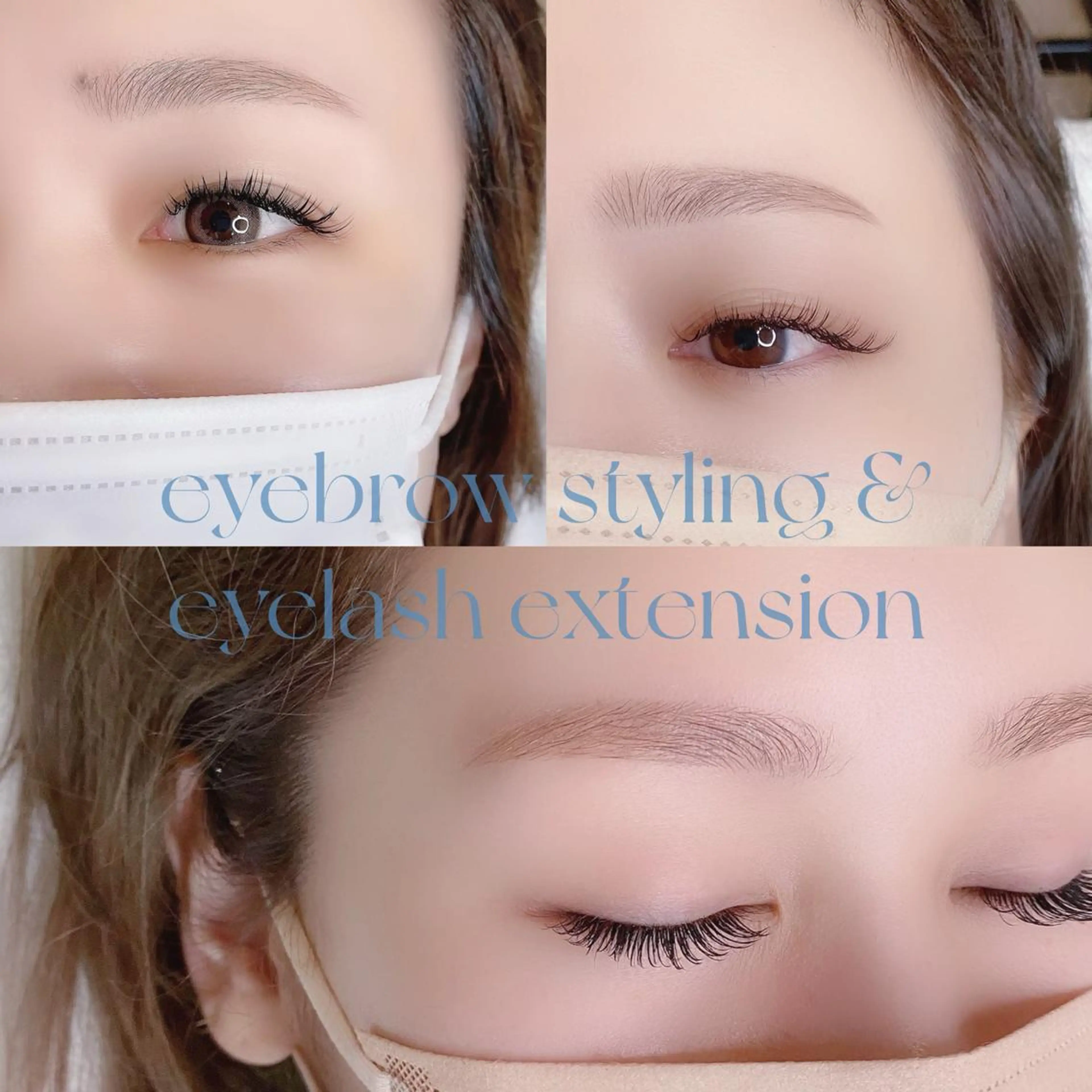 マツエク・マツパ アイブロウ 981 aska｜ マツパ×エクステのマツエク・マツパデザイン