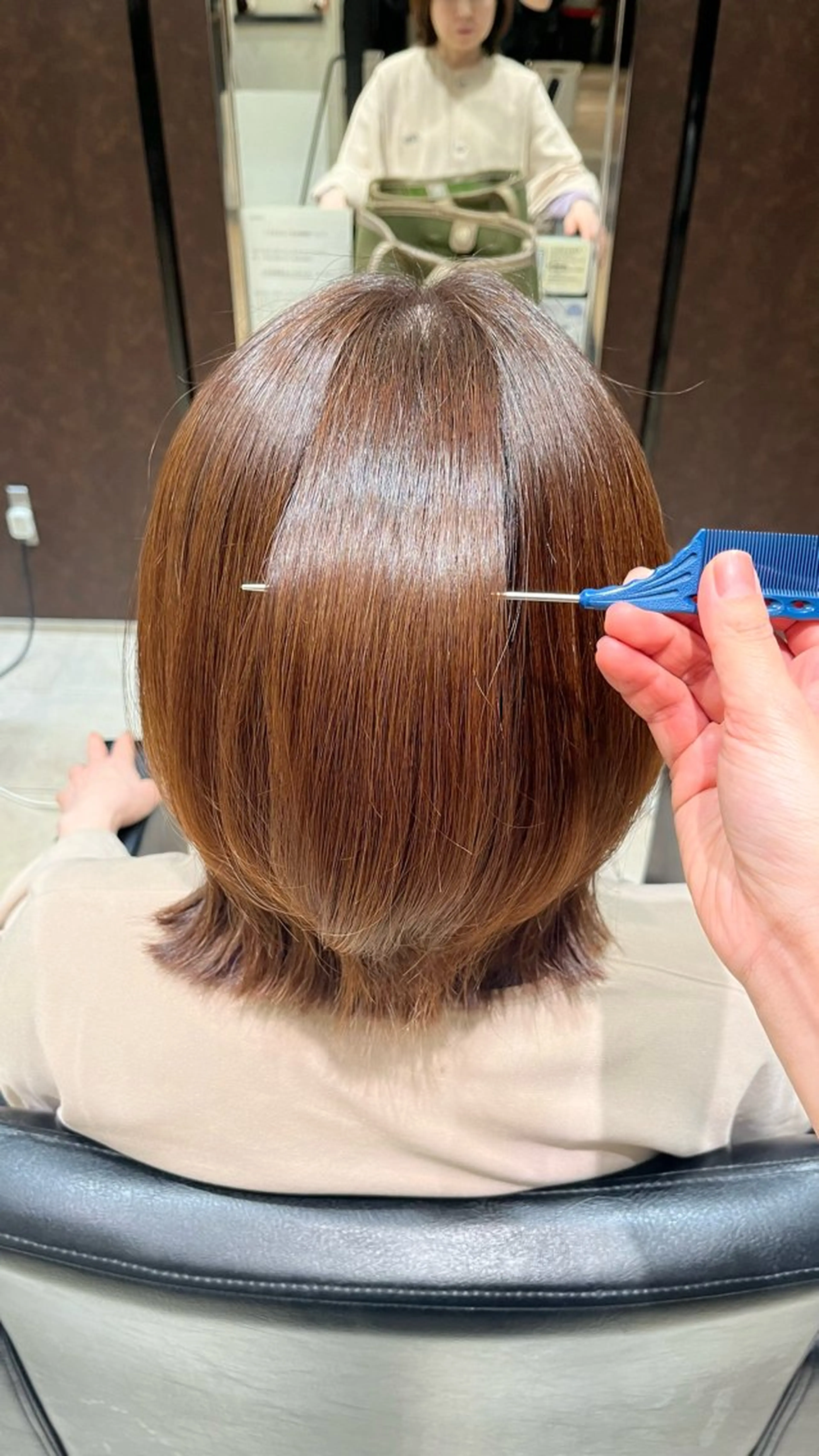 髪質改善トリートメント(酸熱トリートメント)【ロング料金なし】の写真