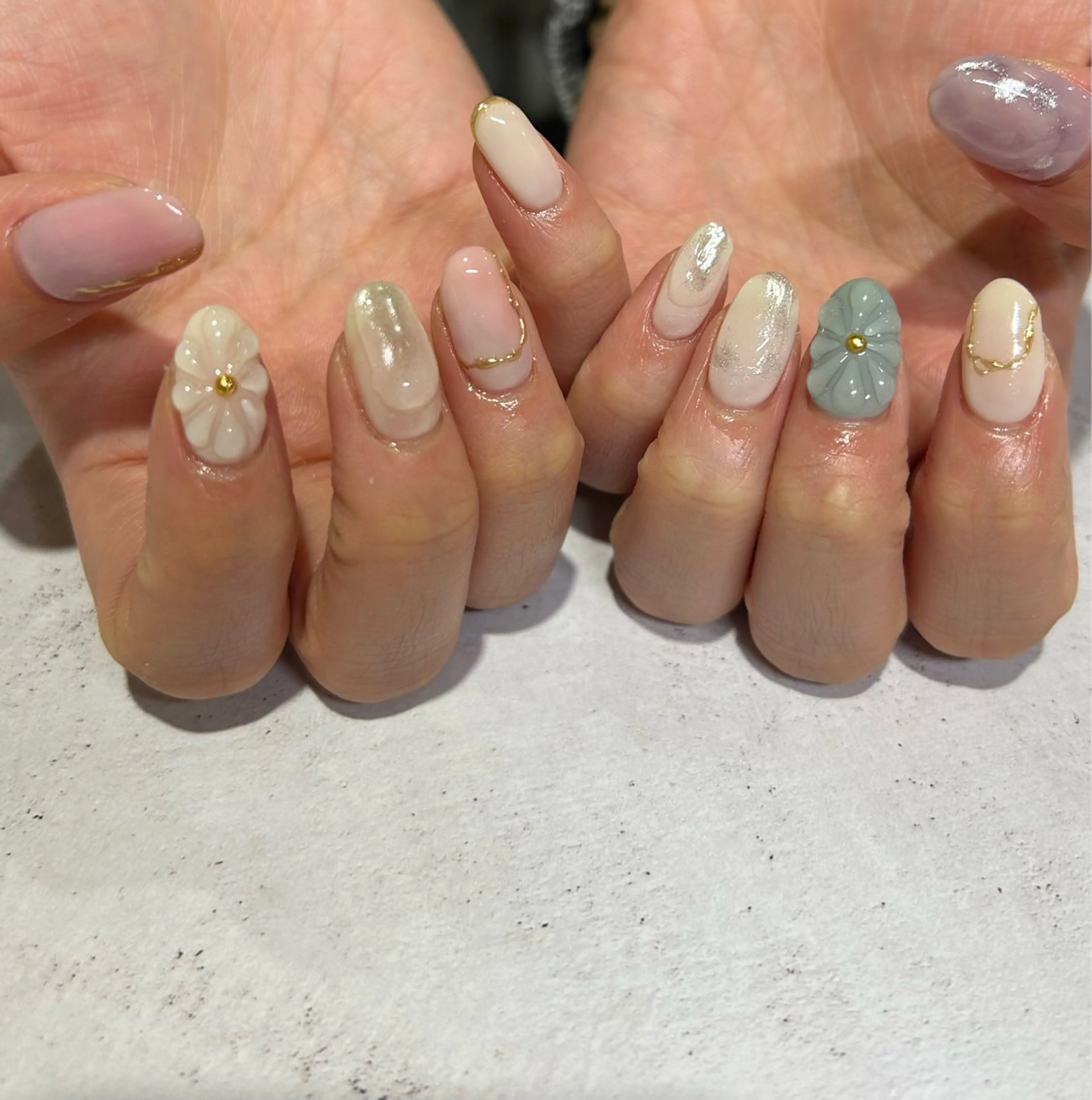 ネイル ハンドネイル 福田 麻耶のネイルデザイン