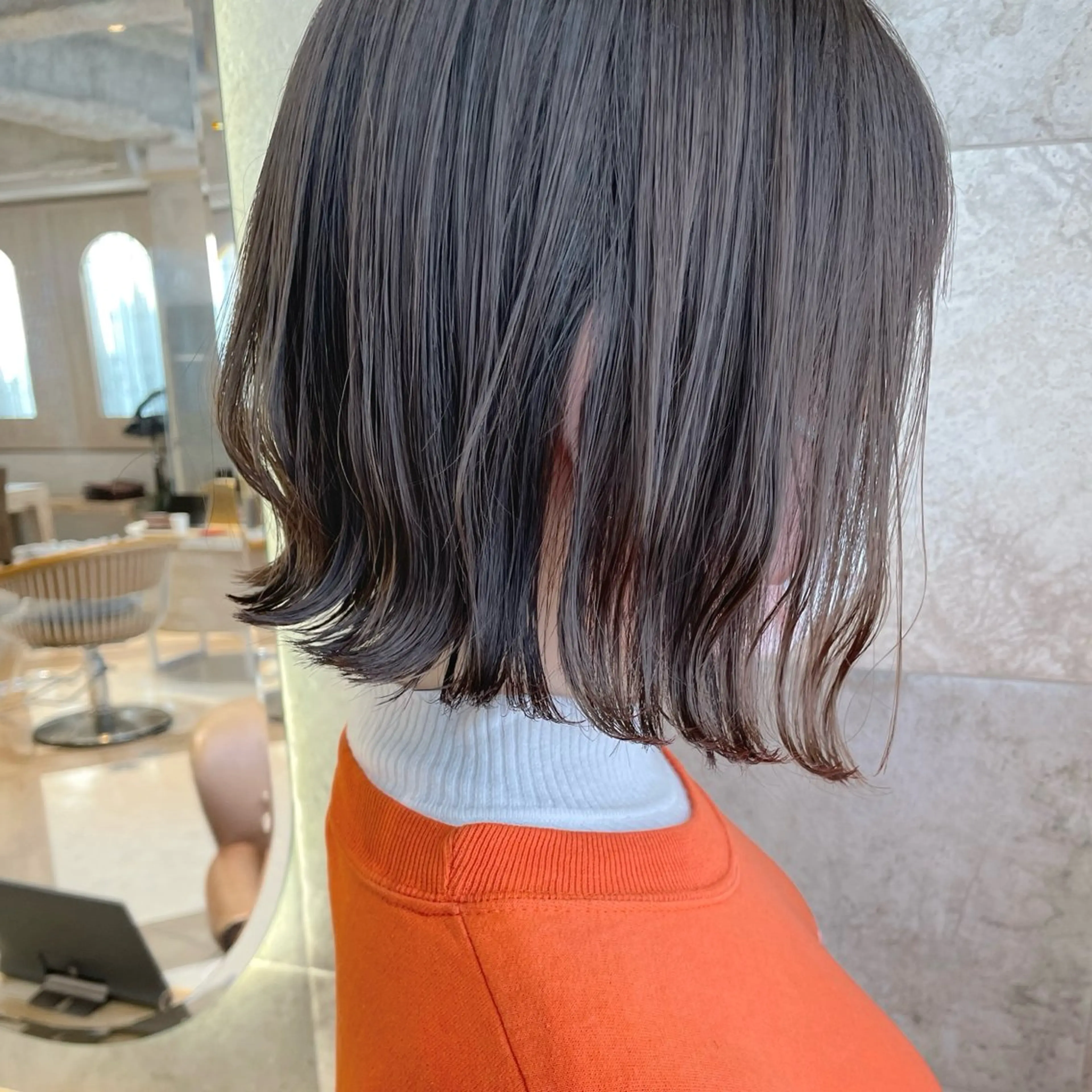 ショート カラー カット ヘアカラー トリートメント 艶カラー/ボブ /似合わせ/田口愛那のヘアスタイル