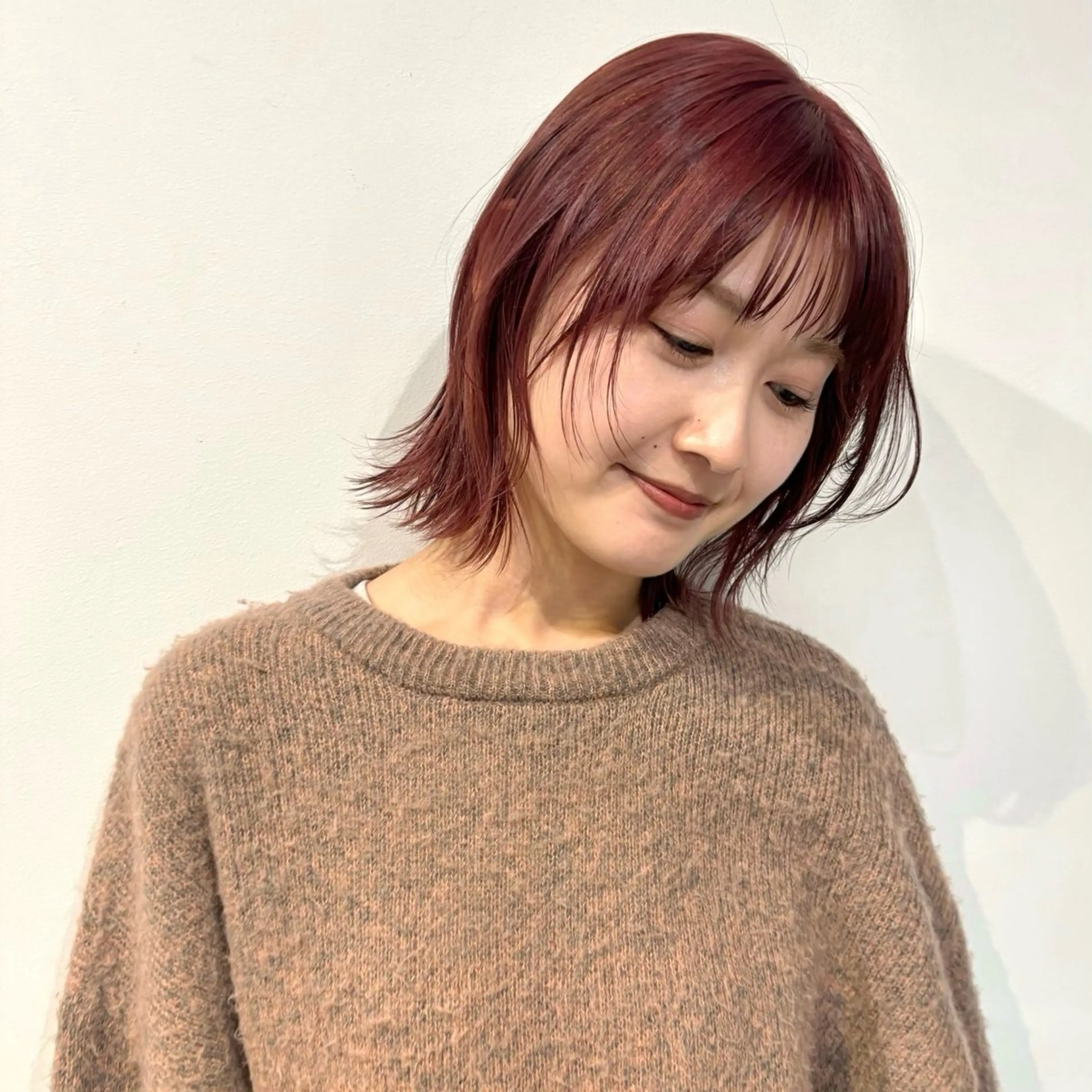 ミディアム カットモデル募集 nanami‪ ꪔ̤のヘアスタイル