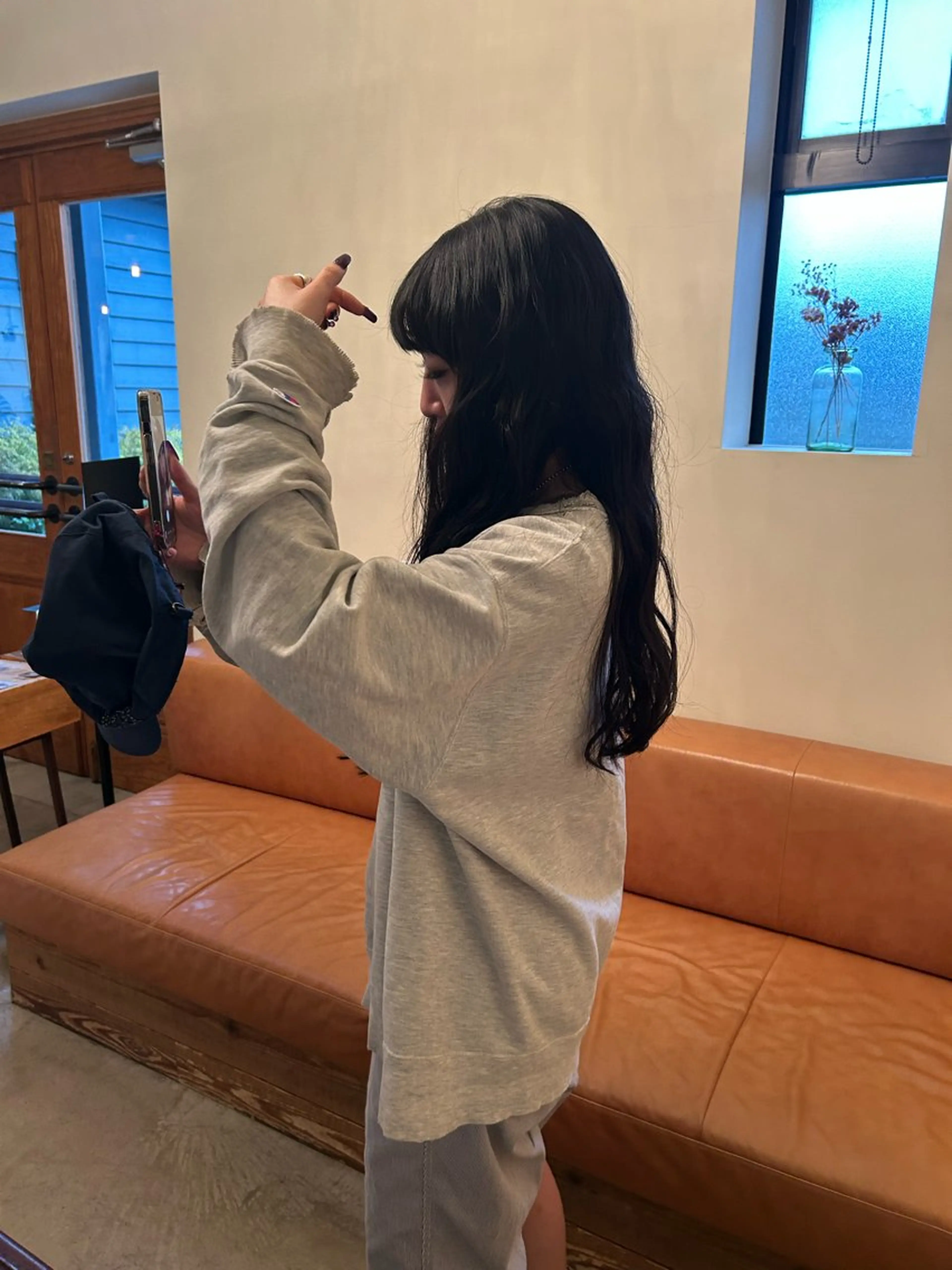 ロング カラー 岡崎/オリーブ系/ 暖色系/さらのヘアスタイル