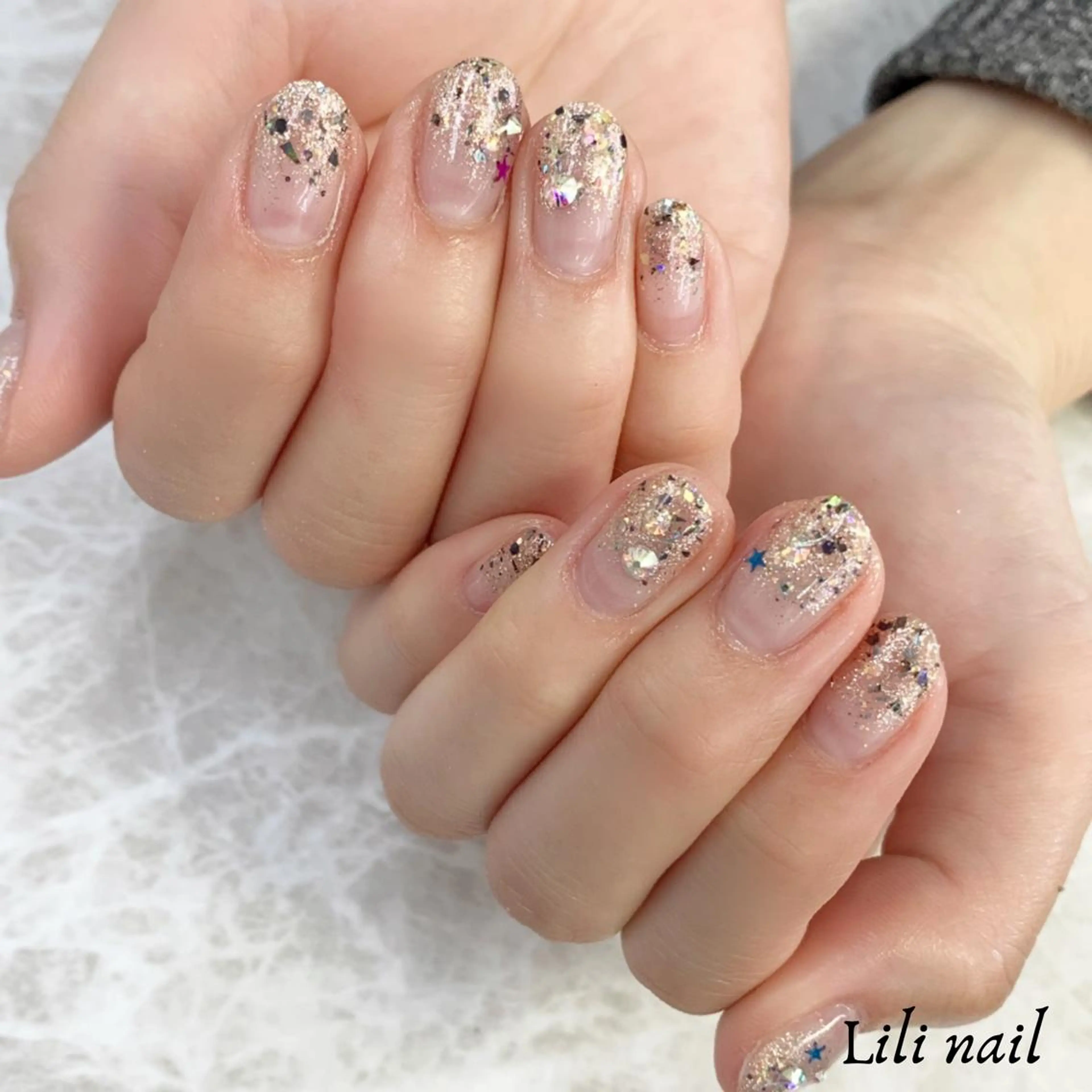 ネイル ラメ(グリッター) Lili beauty salon所属・Lilibeauty salonのネイルデザイン