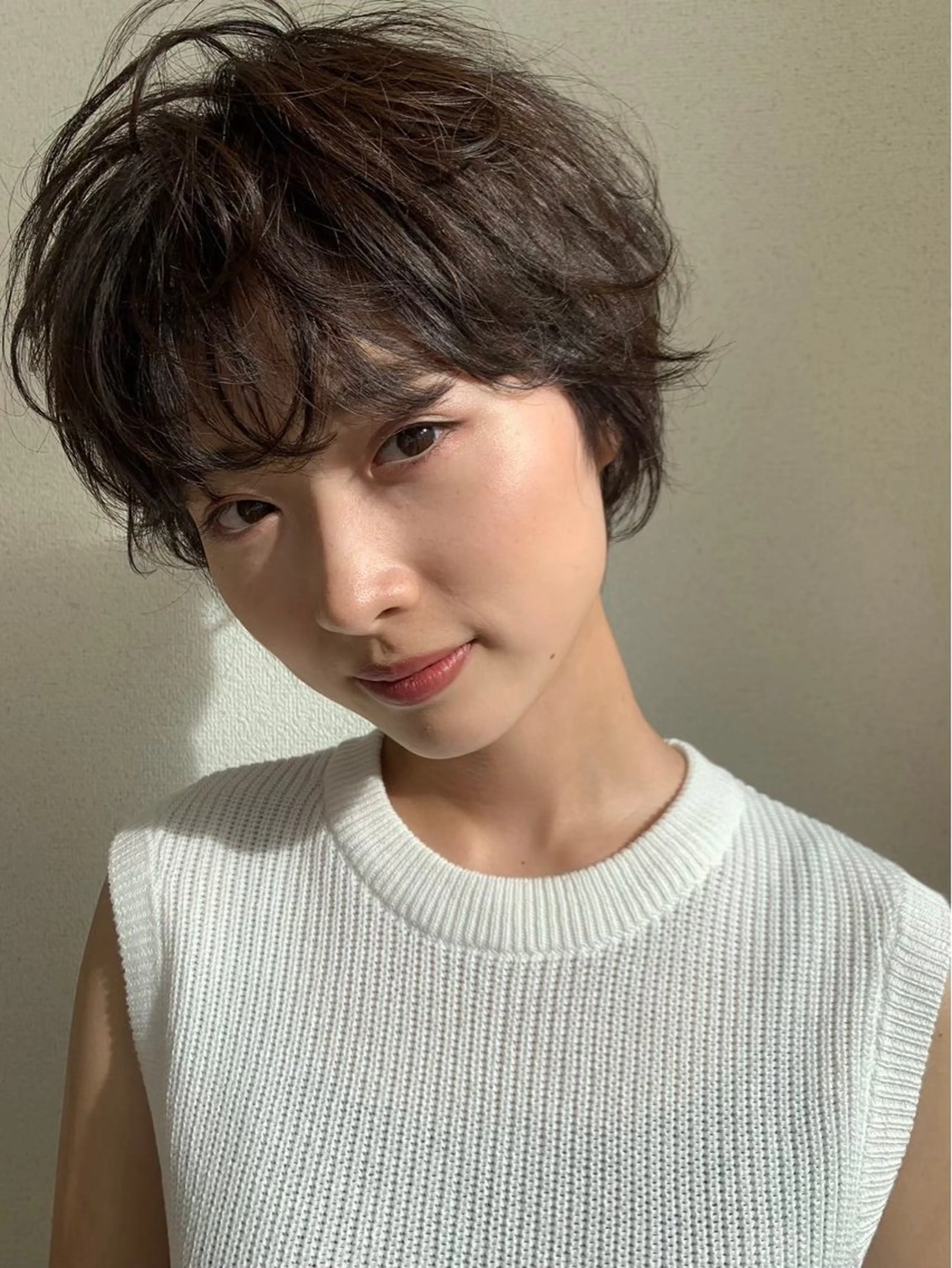 ショート パーマ 横浜/ブリーチ/ ダブルカラー/RINのヘアスタイル