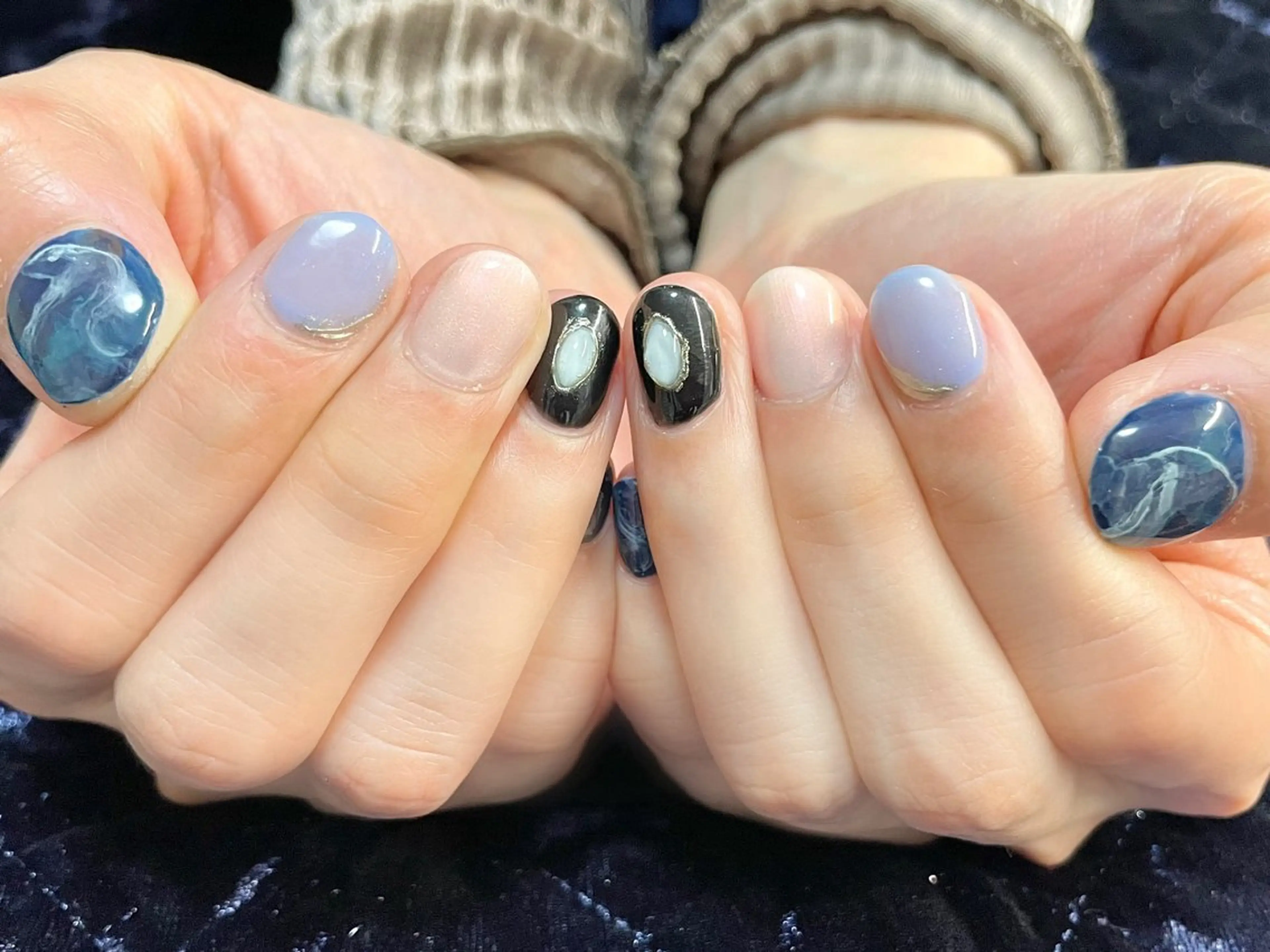 ネイル ハンドネイル ショートネイル専門店フェルンヴェー所属・ショートネイル専門店 フェルンヴェー代々木のネイルデザイン