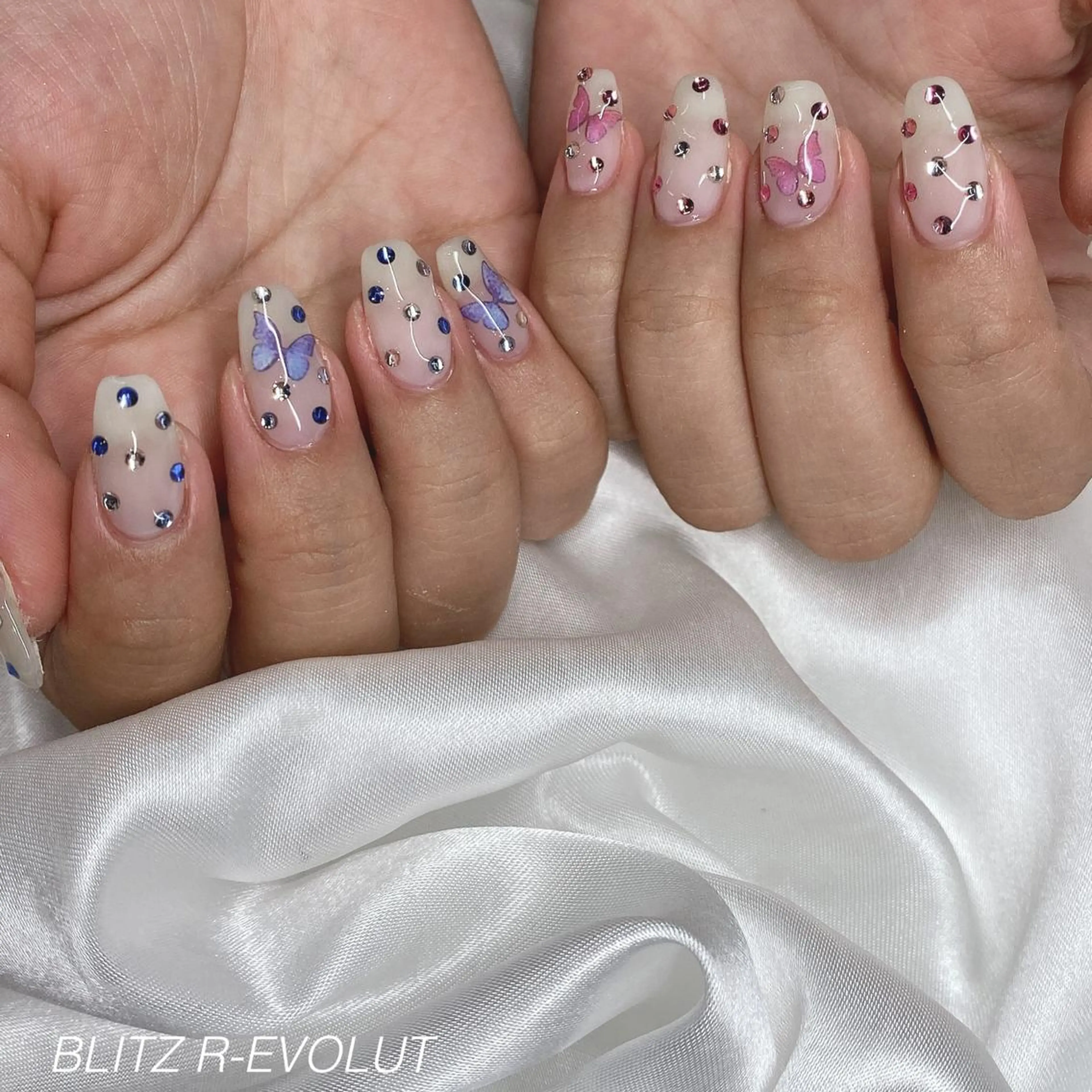 ネイル 持ち込み ☁️BLITZ 🎀笠原雪音🎀のネイルデザイン