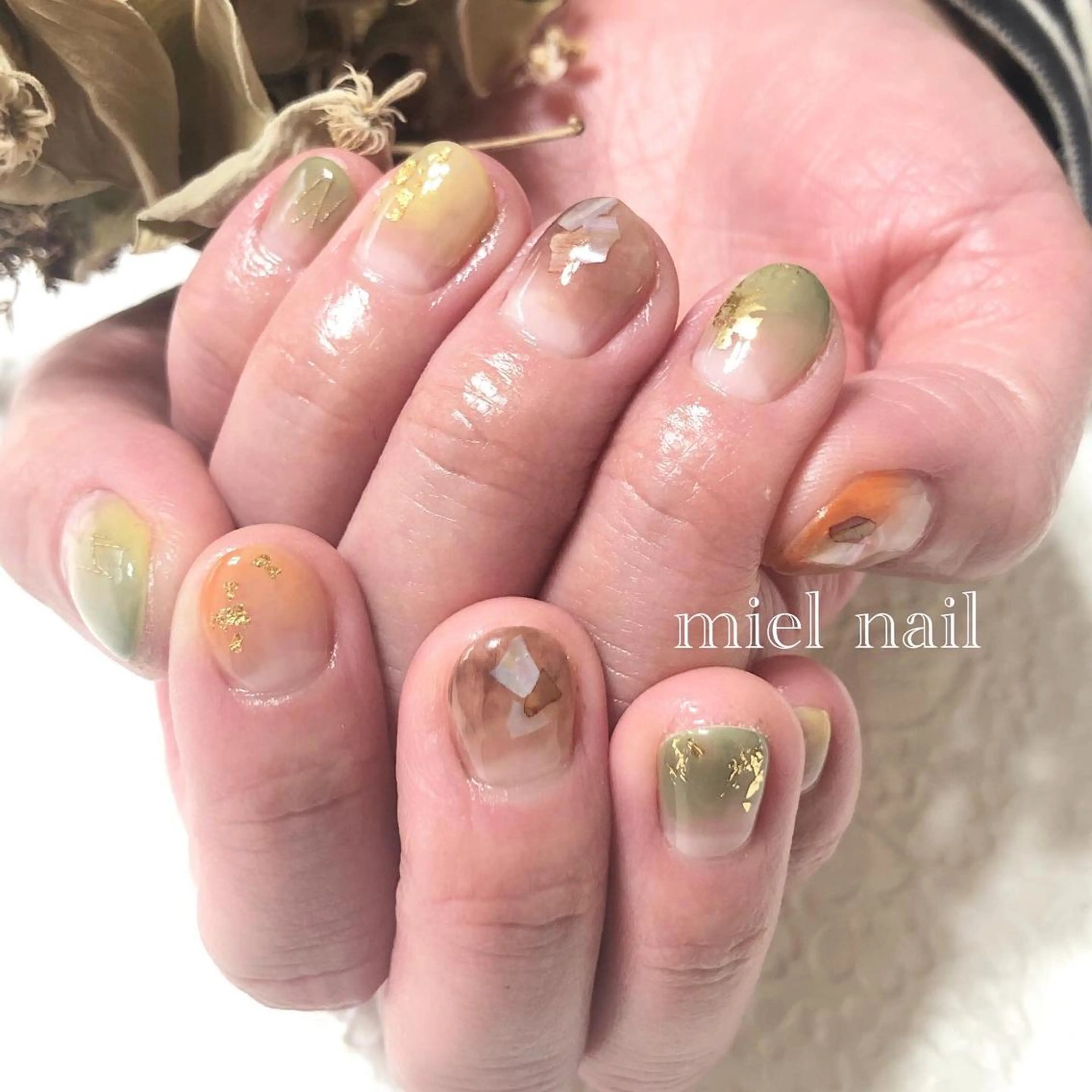 ネイル ハンドネイル miel nailのネイルデザイン