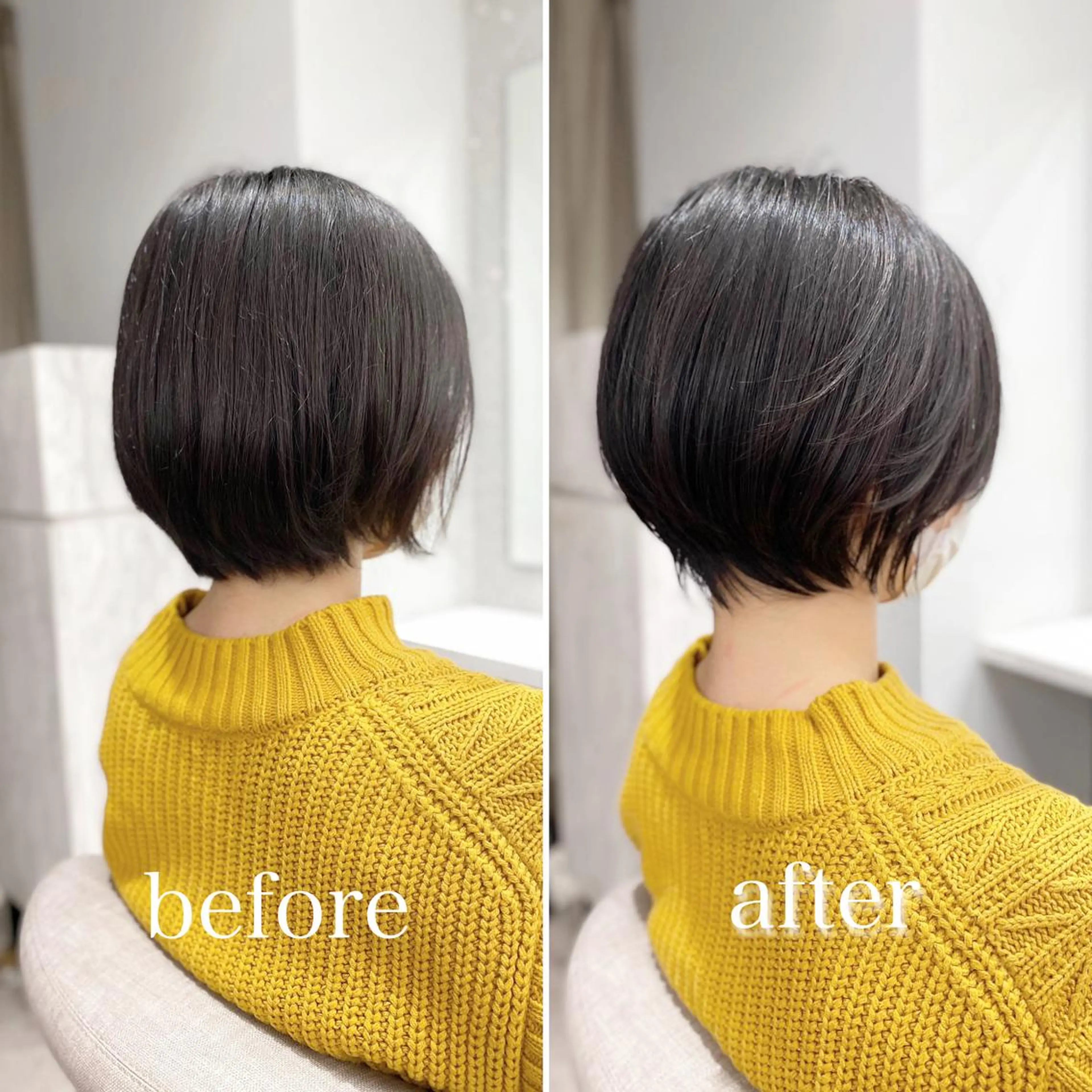 ショート 京都レイヤーカット/ 縮毛矯正/羽柴りくのヘアスタイル