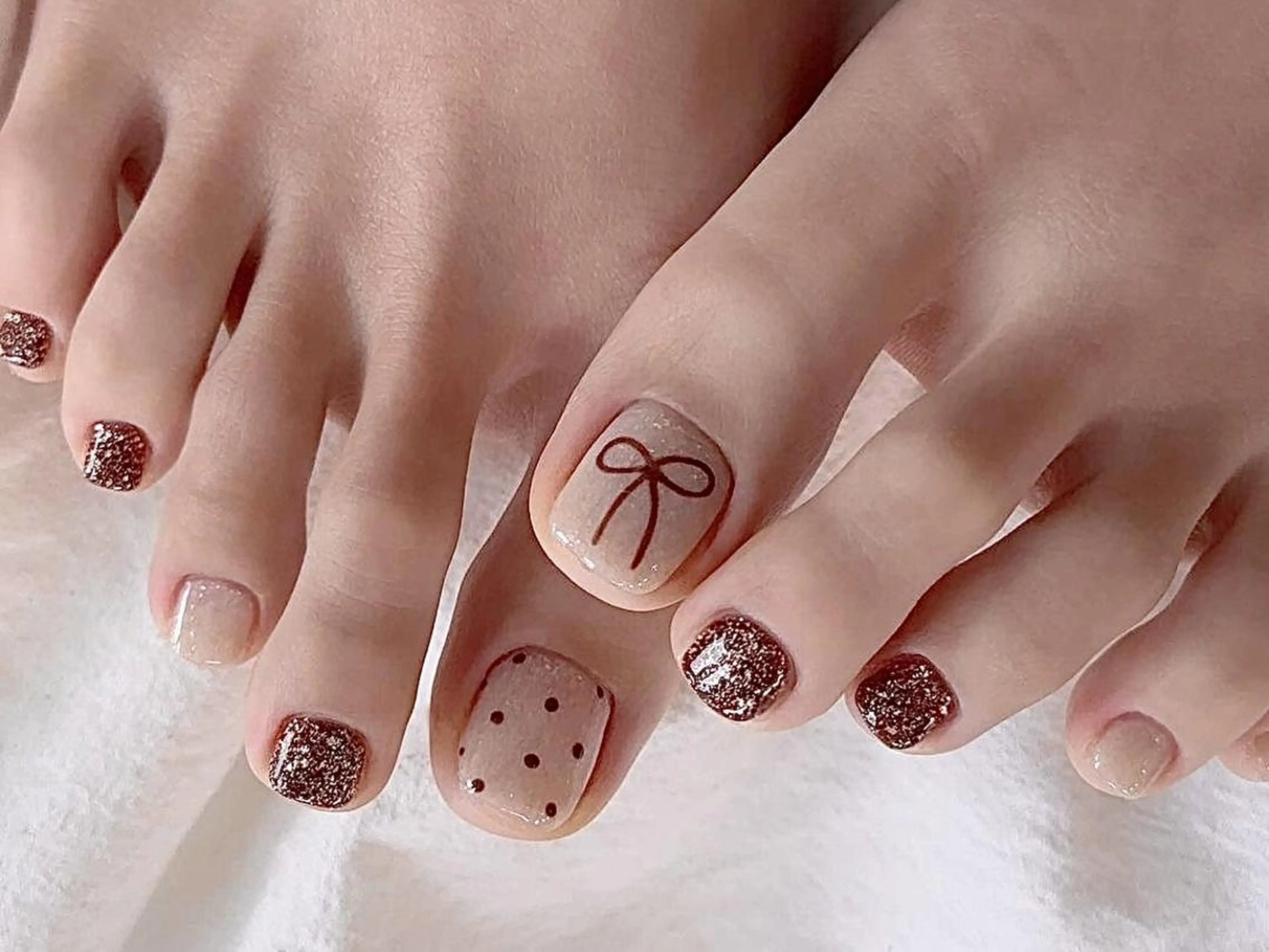 ネイル フットネイル 🎀cute nail🎀トレンドのネイルデザイン