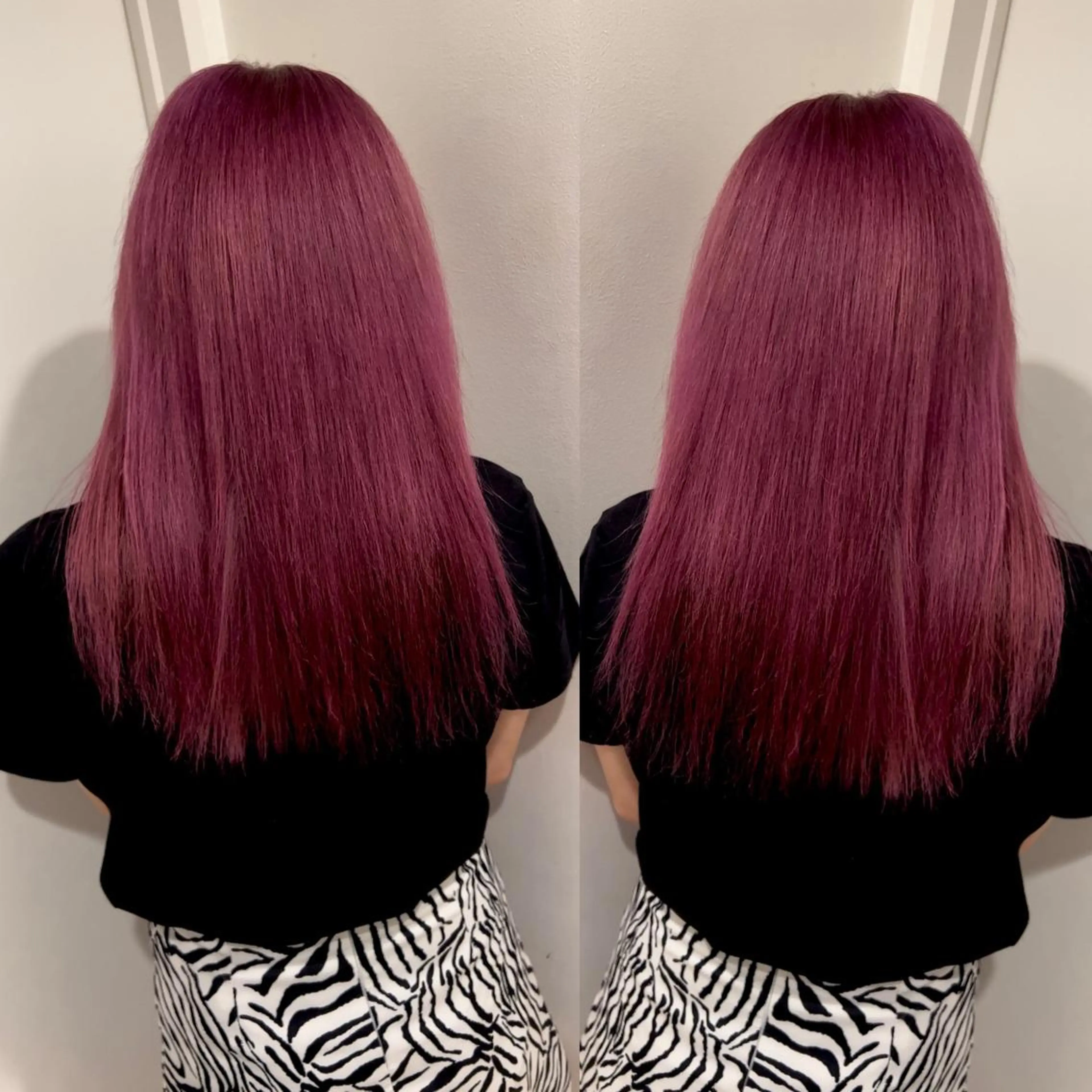 セミロング カラー ヘアアレンジ 🔥ハイトーンカラー ギャルNAOKI🔥のヘアスタイル