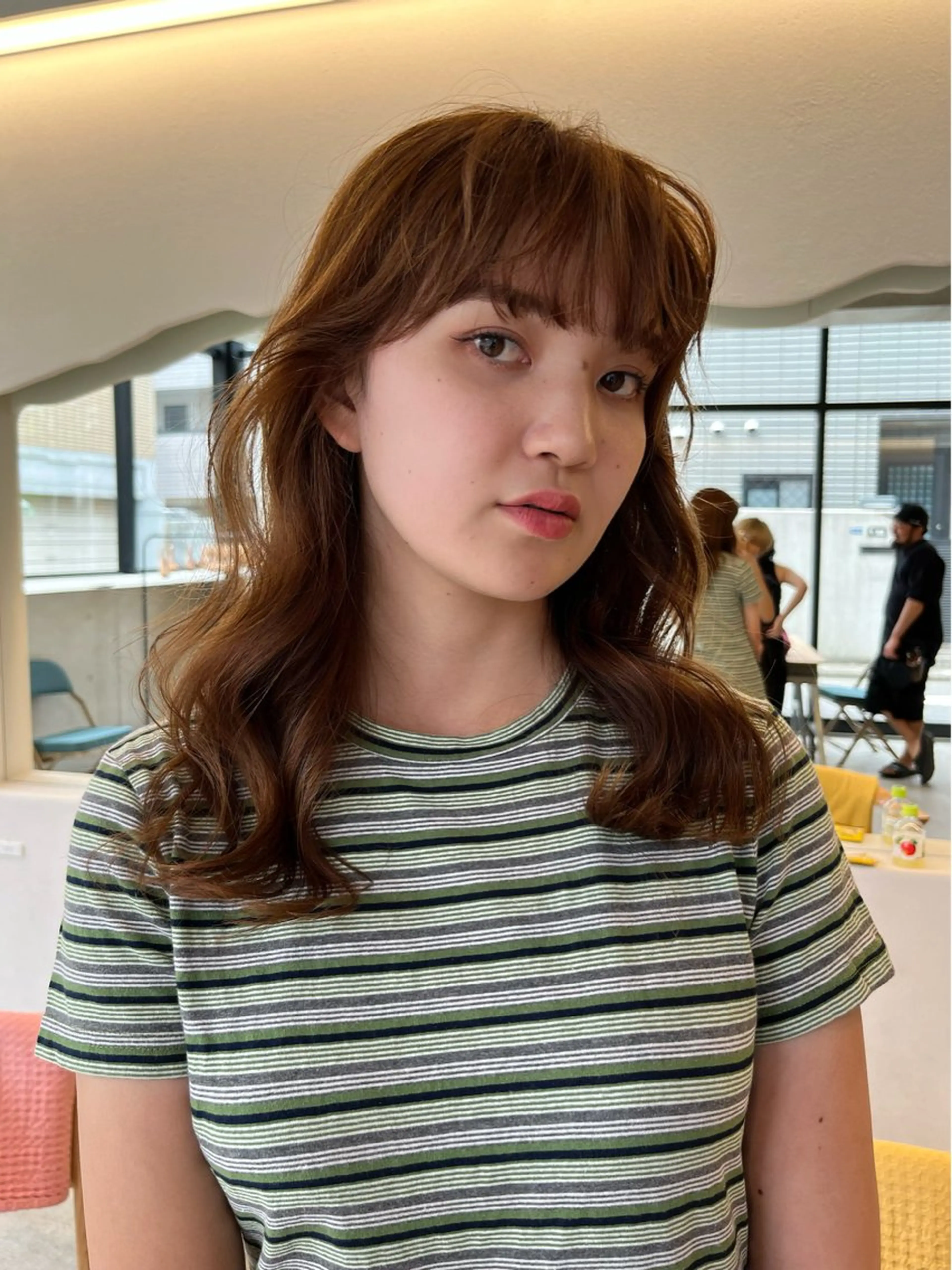 セミロング カラー 似合わせ特化/レイヤ ーカット/mikuのヘアスタイル