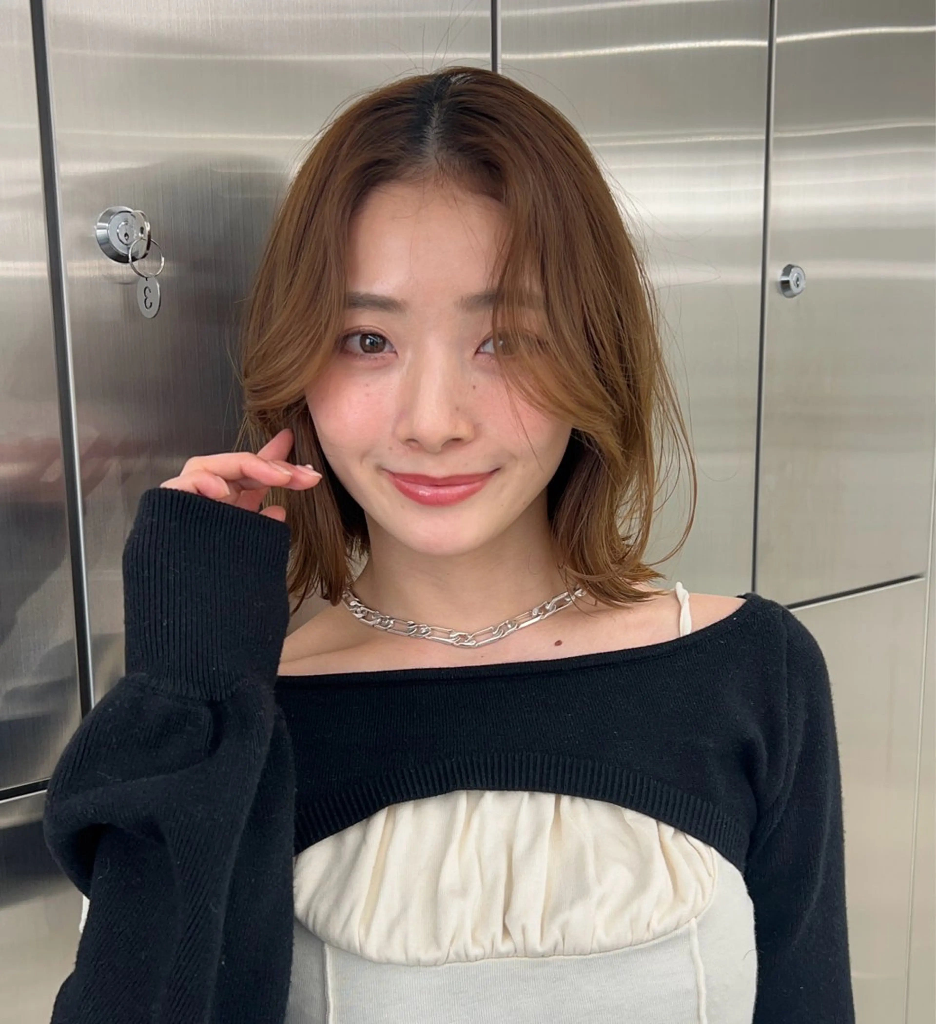 ショート ボブ YUKI🎀透明感 カラー/暗髪艶カラーのヘアスタイル