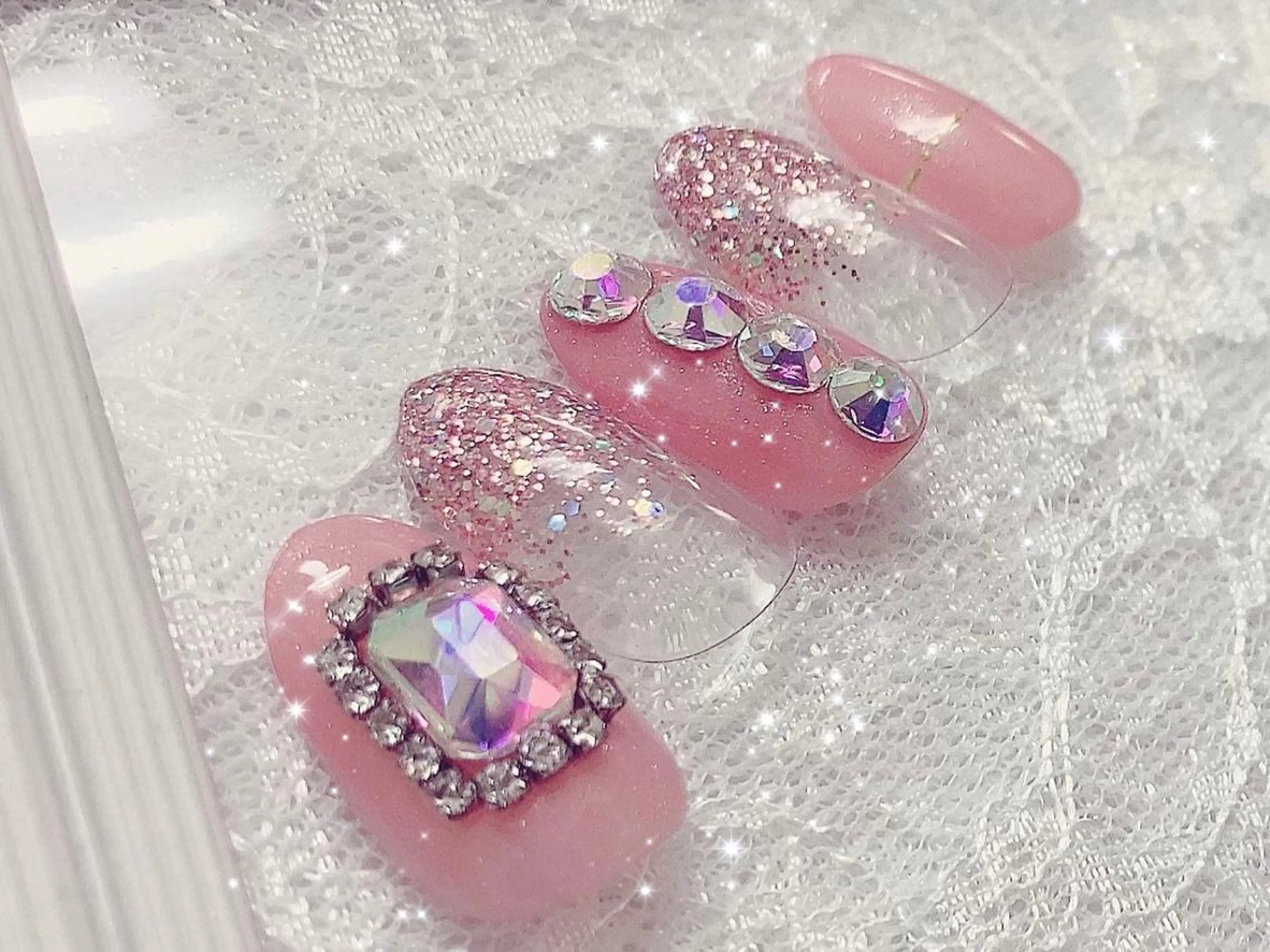 ネイル キラキラネイル Nail lieNのネイルデザイン