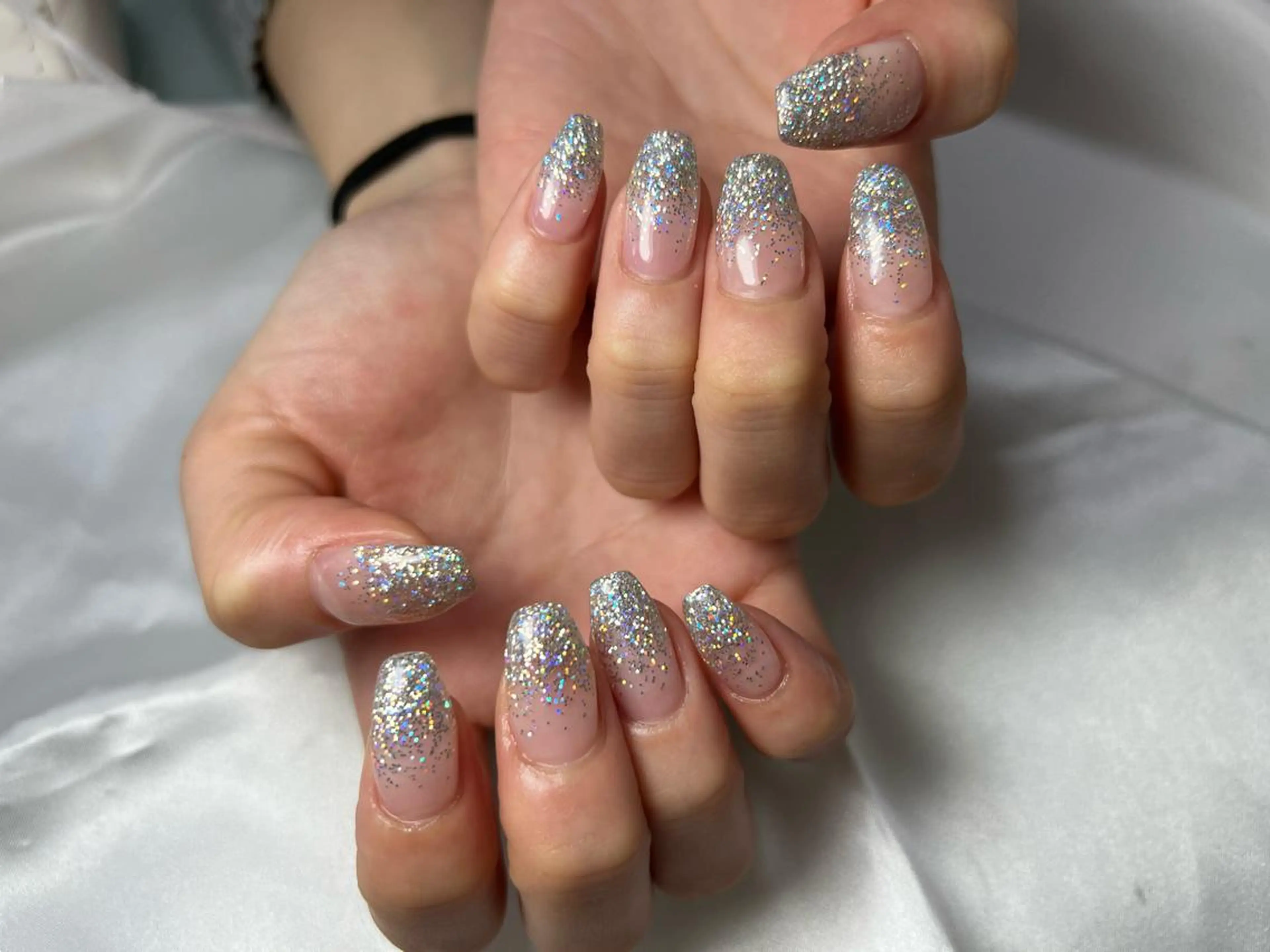 🩵ワンカラーorラメグラ🩵の写真