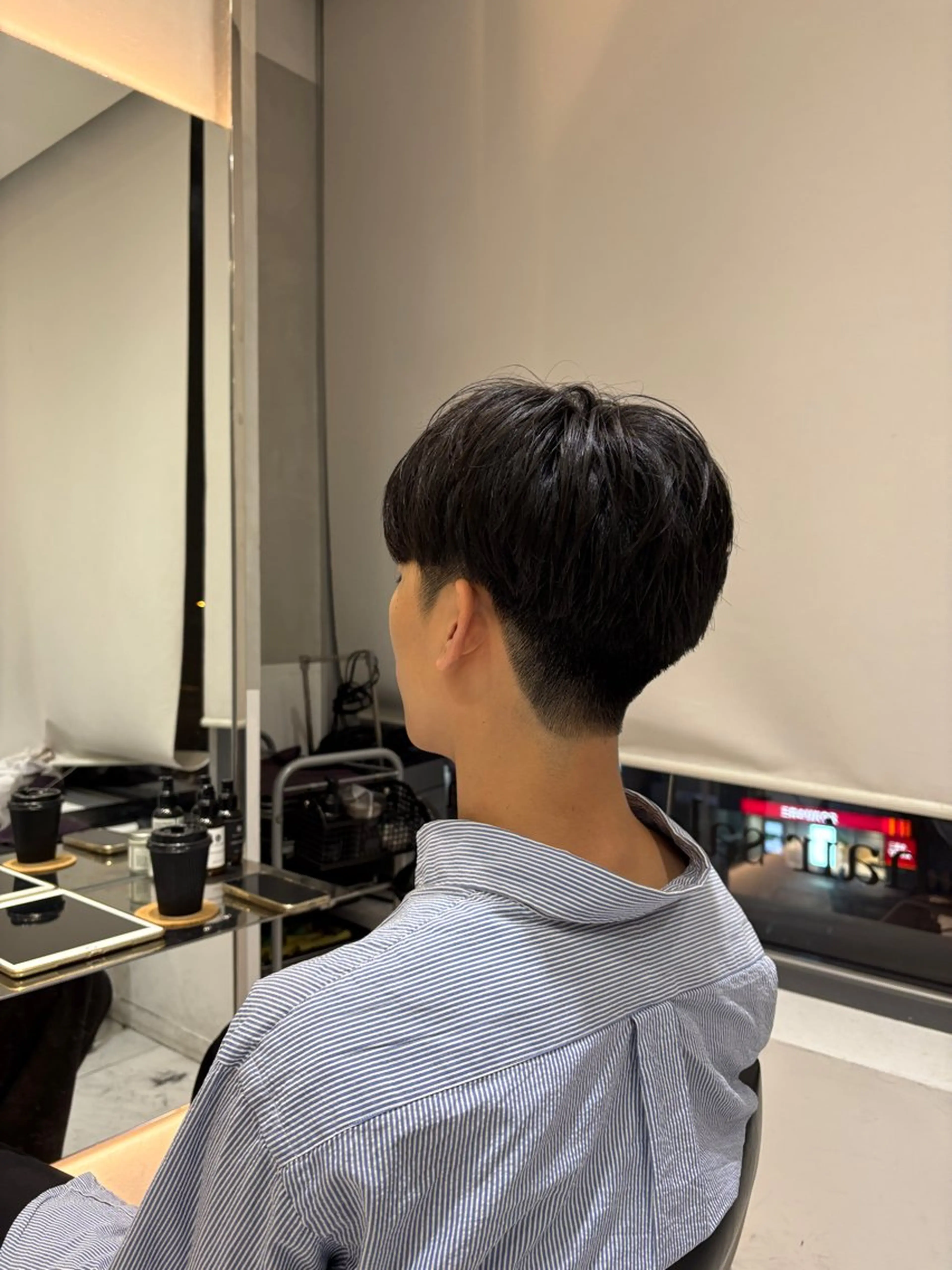 【メンズ限定】カット&縮毛矯正+mbSh&トリートメントの写真