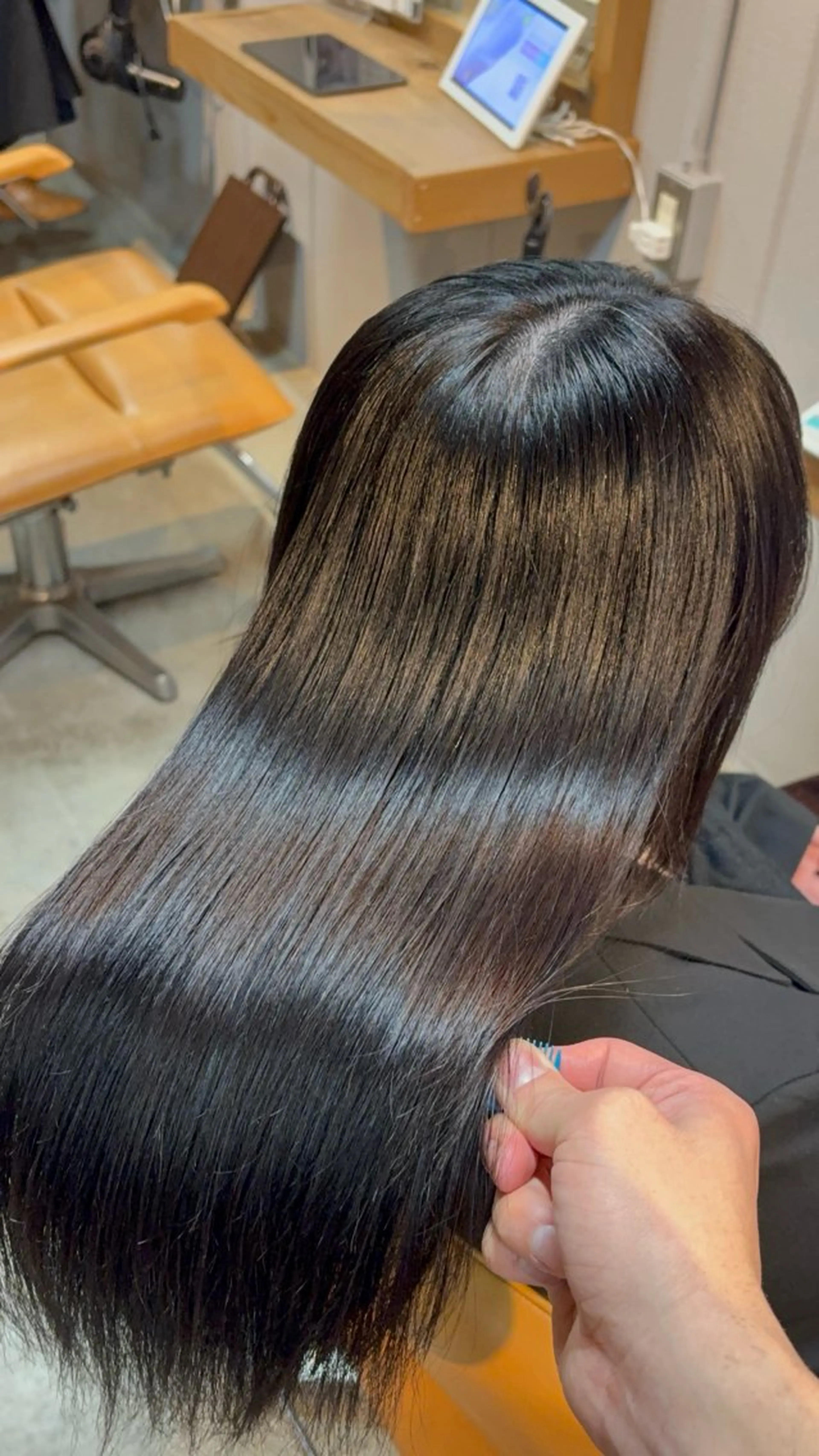 ミディアム ヘアカラー トリートメント 恵比寿/髪質改善/ レイヤー/羽立蔵之助のヘアスタイル