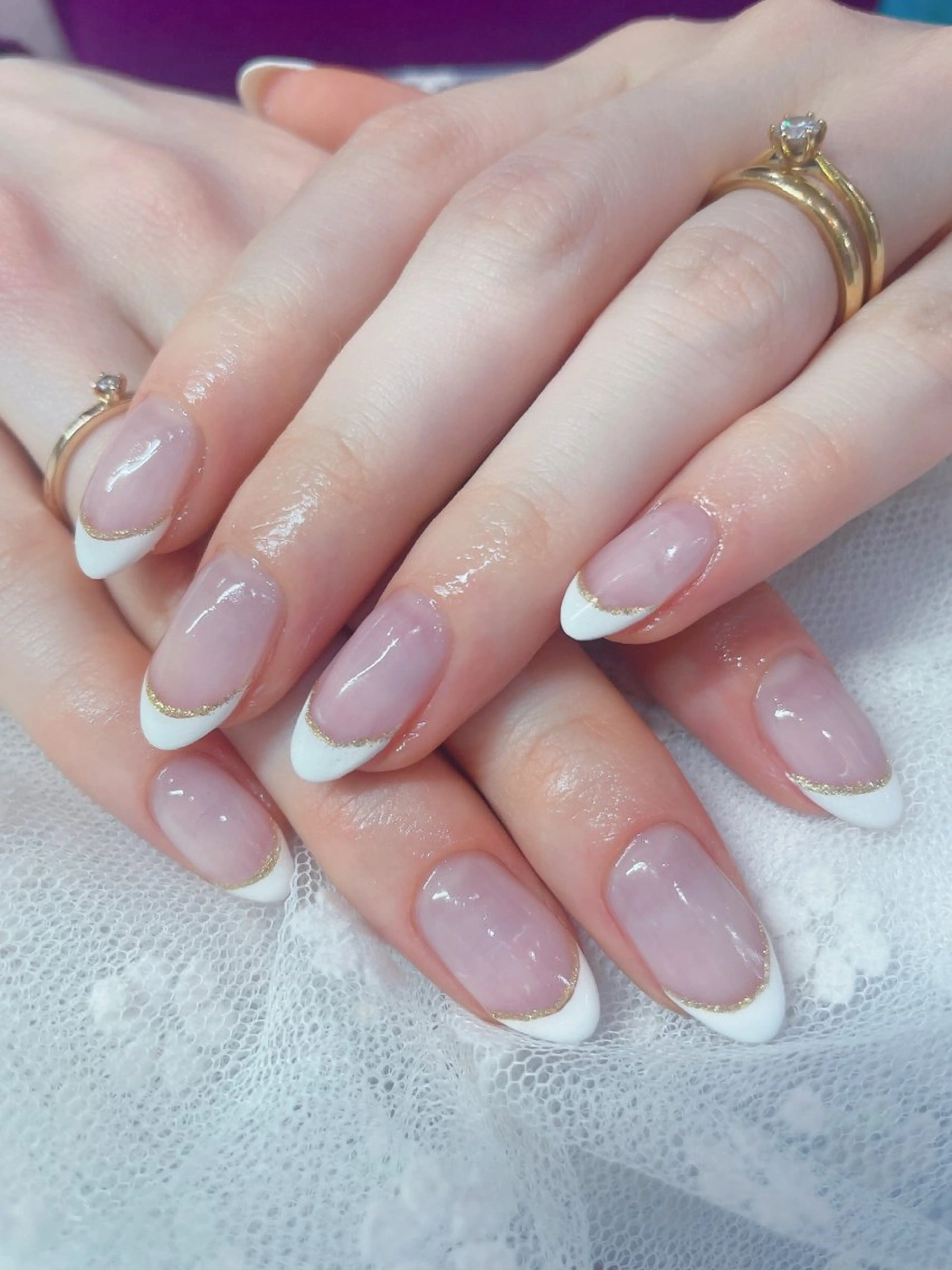 ネイル フレンチネイル シンプルネイル ハンドネイル ハンドケア ゆ か_Nails💫のネイルデザイン