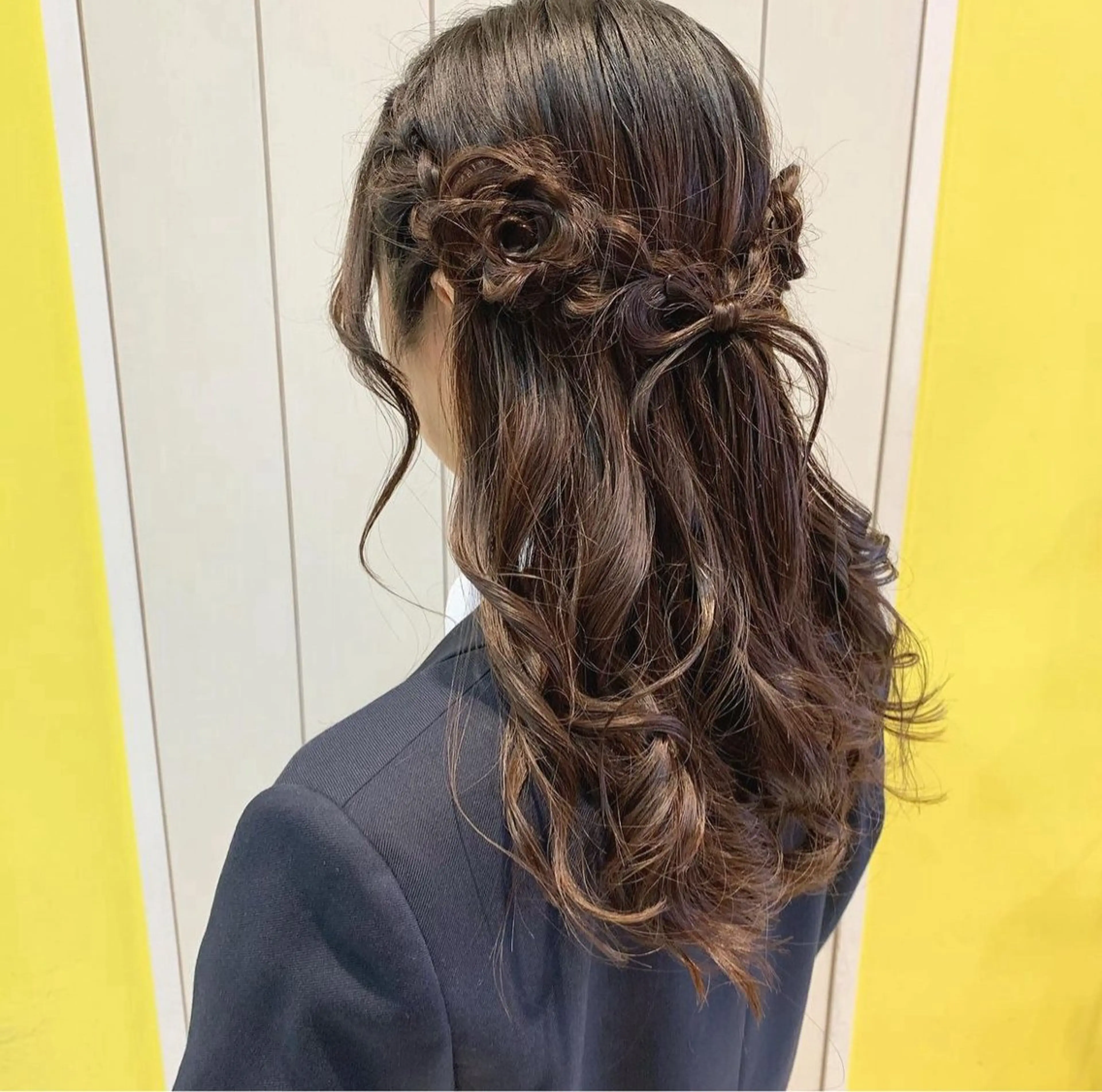 ロング ヘアセット インナーカラー /ヘアメ じゅんのヘアスタイル