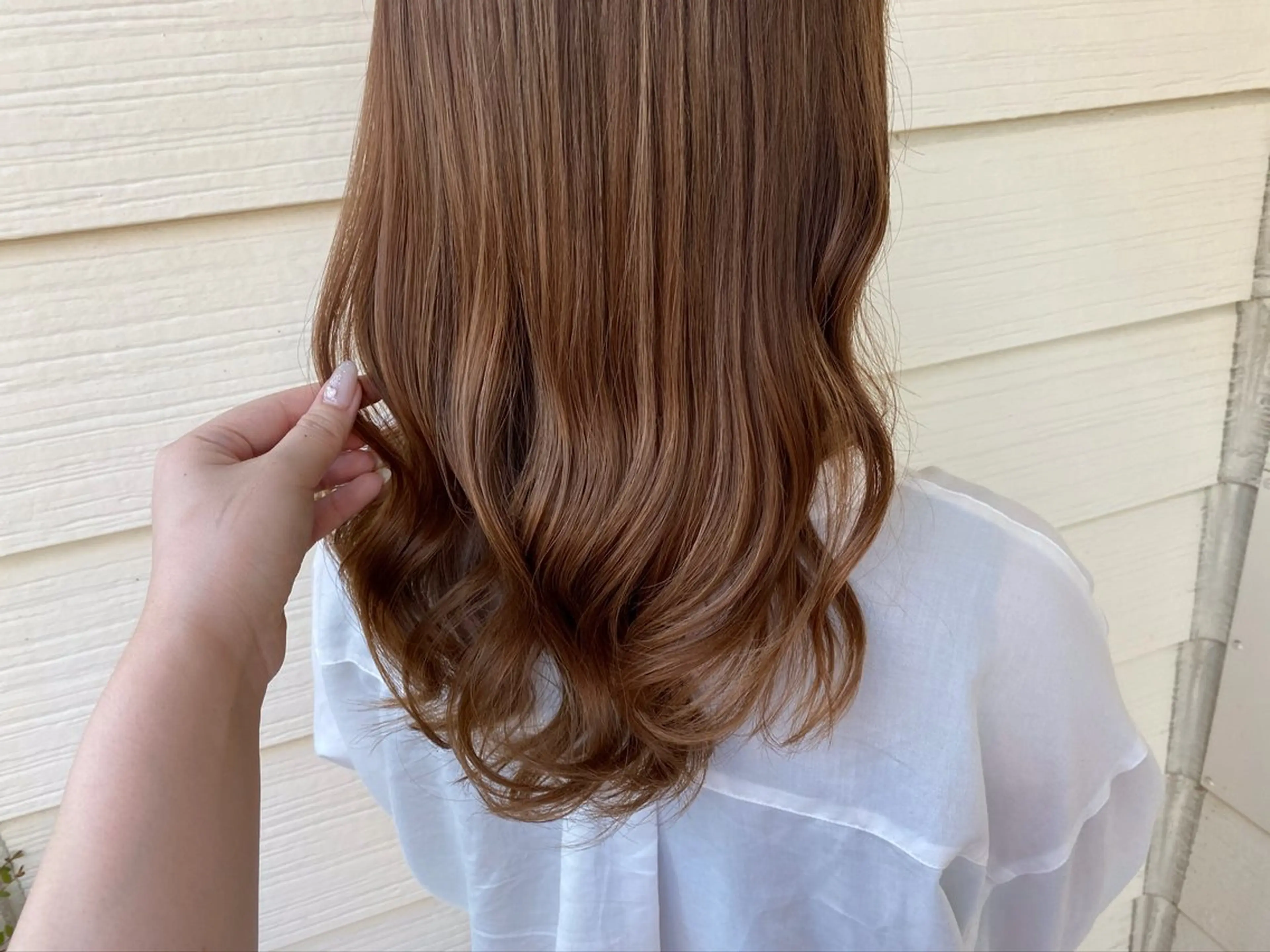 ミディアム カラー ヘアアレンジ 片山千晴✨ツヤ髪 ✨顔まわりカット✨のヘアスタイル