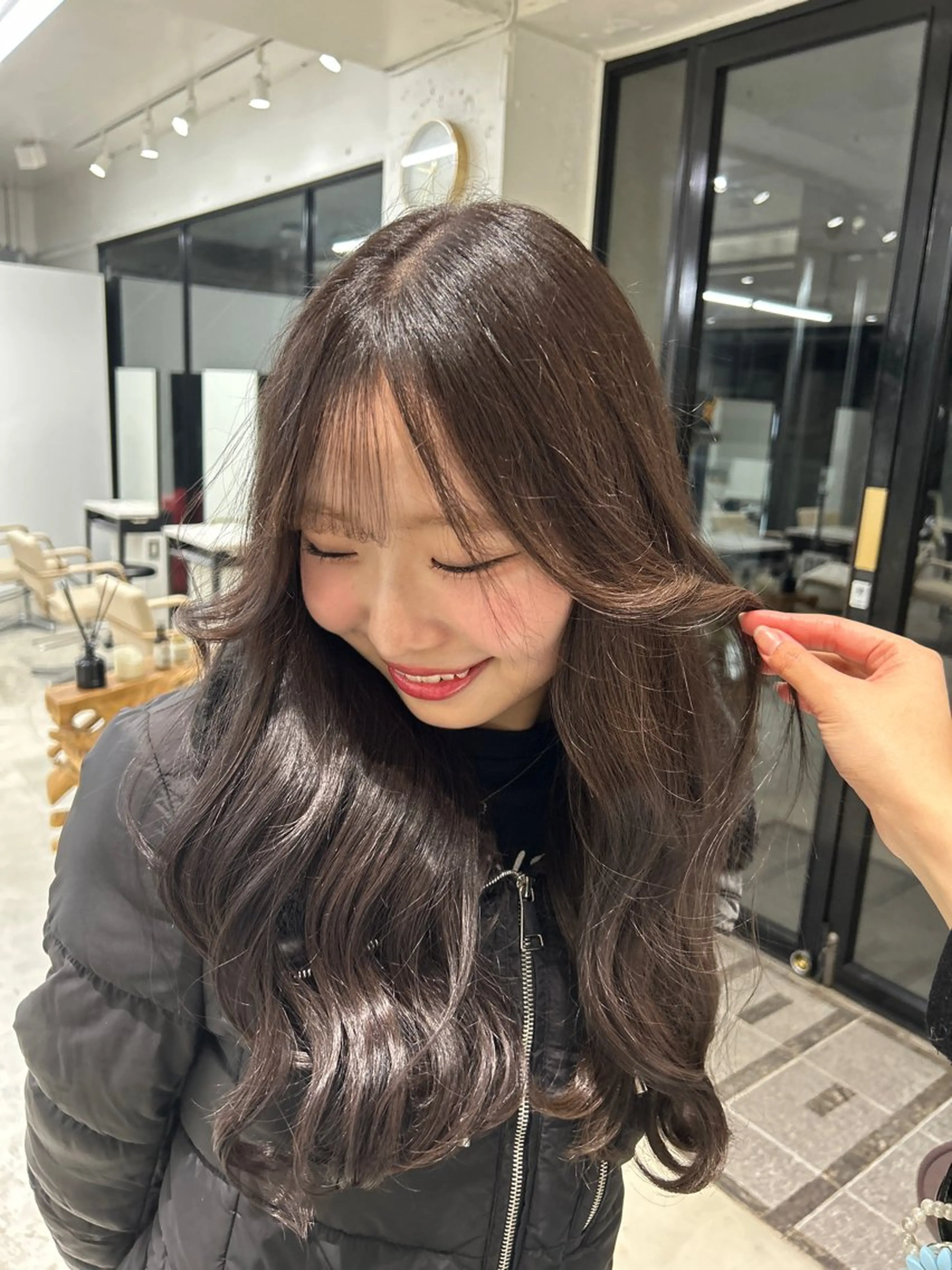 ロング カラー ブラウンカラー ayana /透明感カラー🤍のヘアスタイル