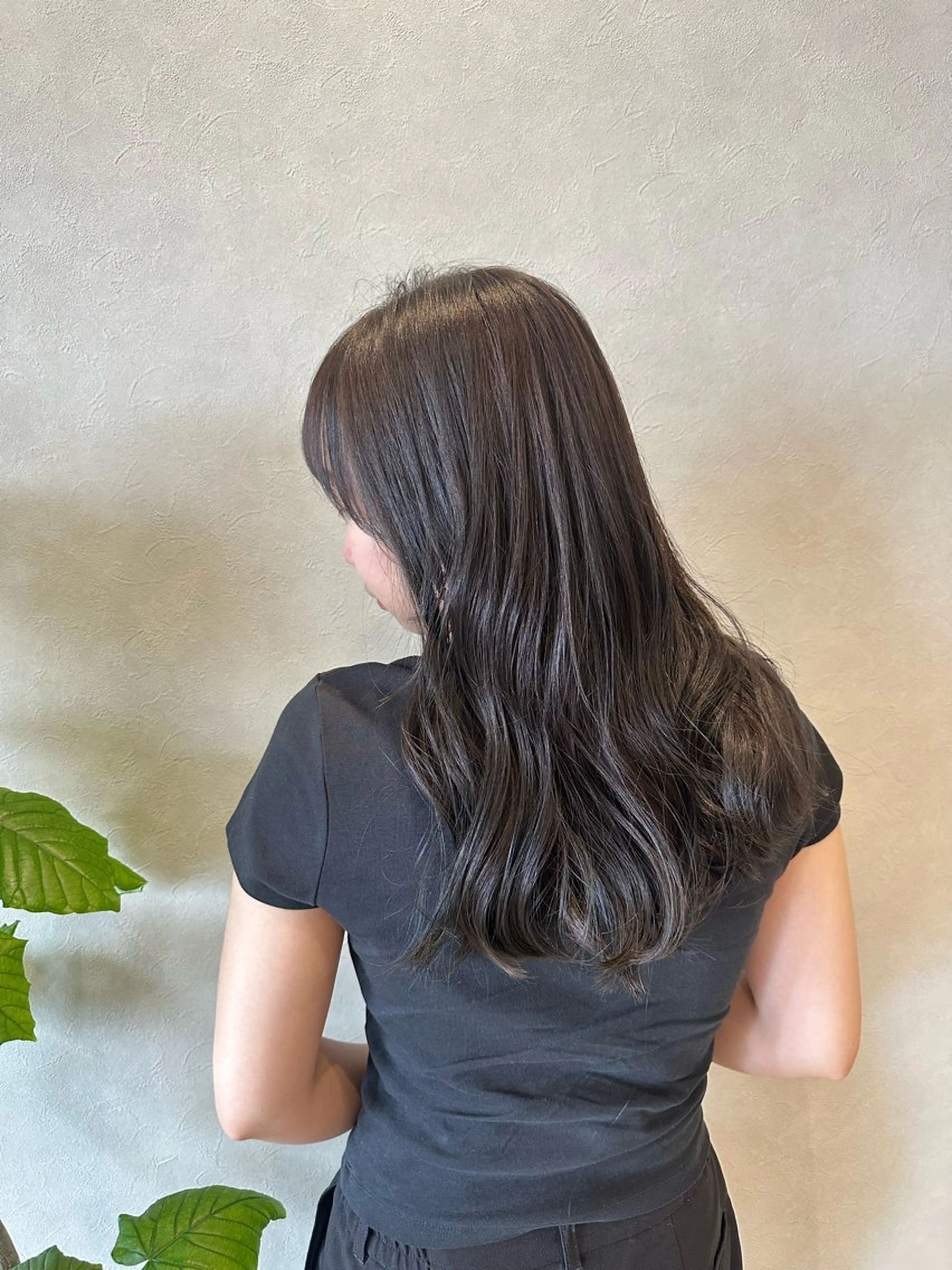 ロング カット ヘアカラー トリートメント sugiyama noaのヘアスタイル