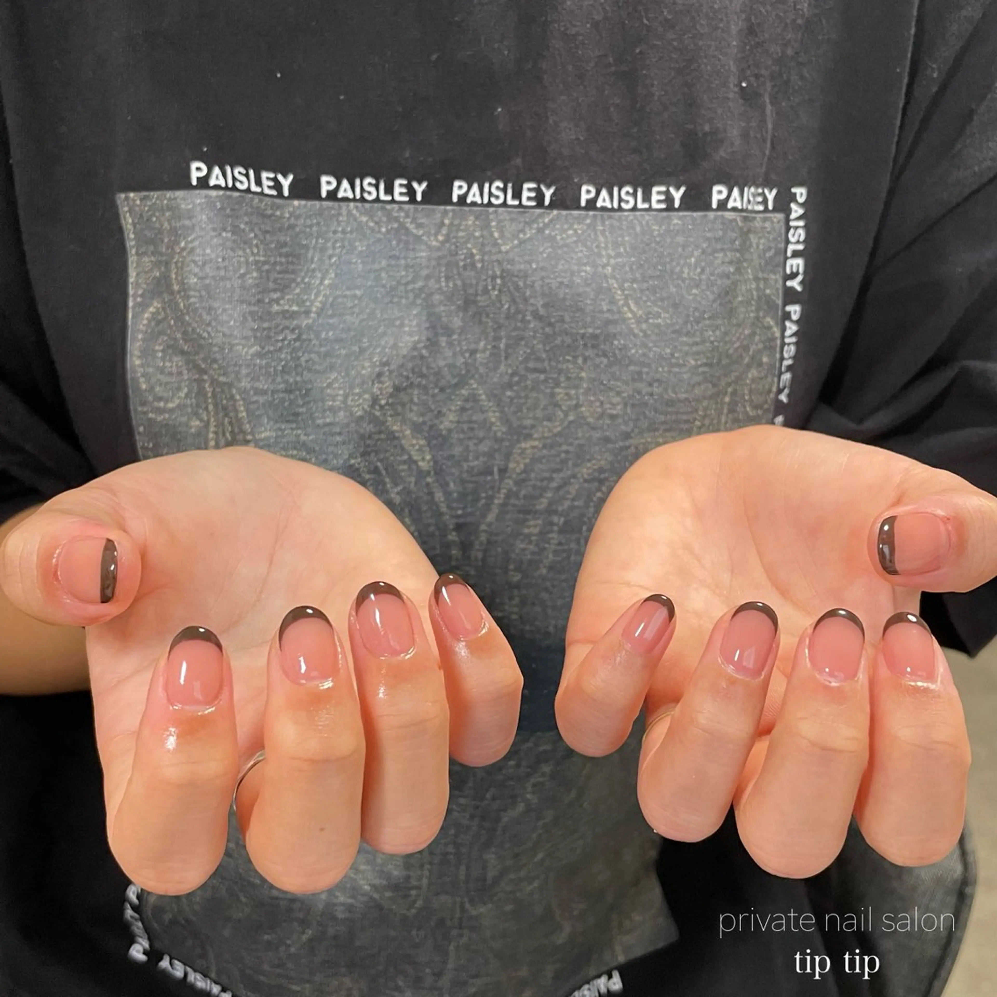 ネイル フレンチネイル ハンドネイル 【tip tip】 nail salonのネイルデザイン