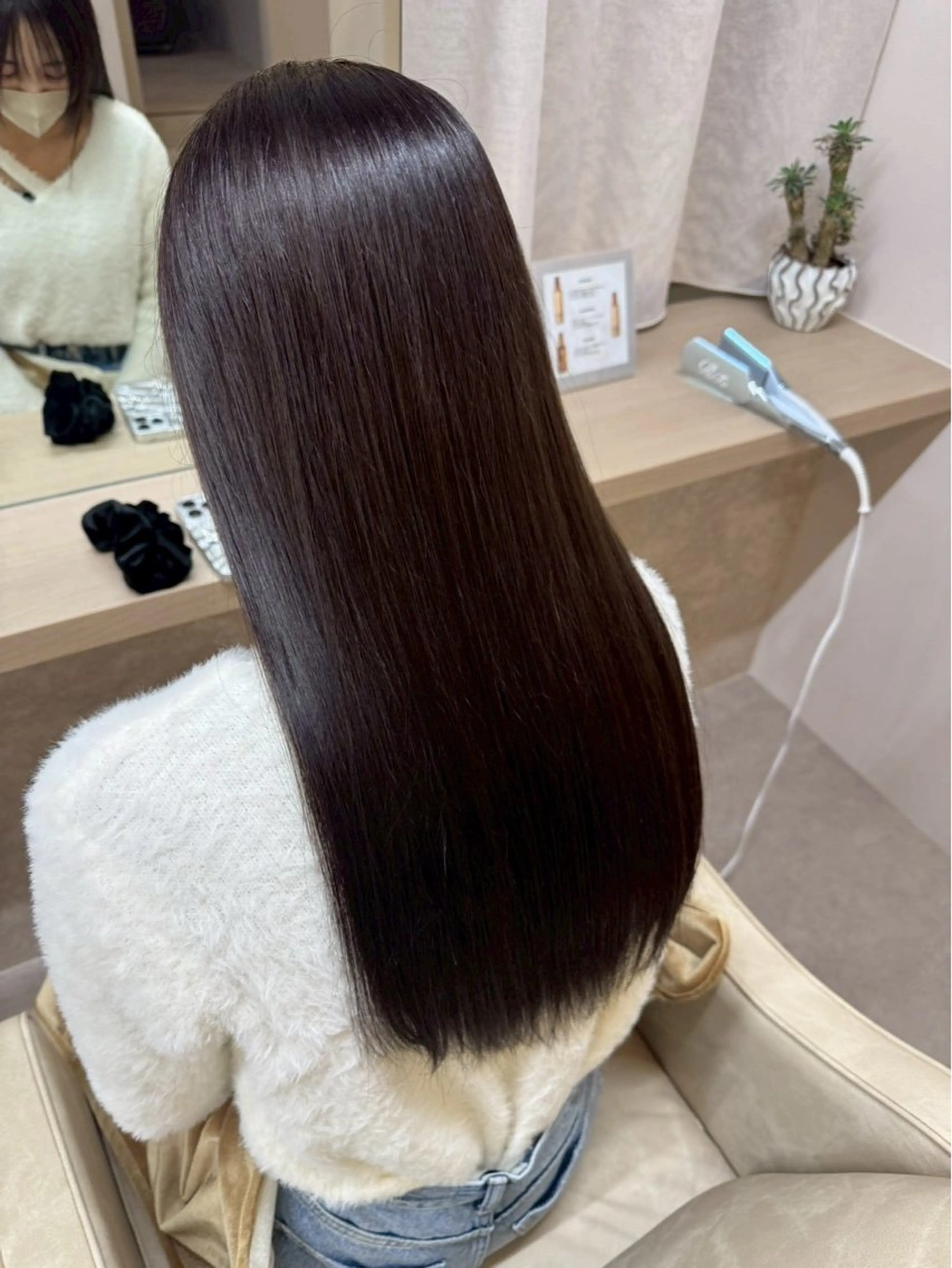 ロング カラー ヘアカラー カイト/ヘアカラー /髪質改善のヘアスタイル