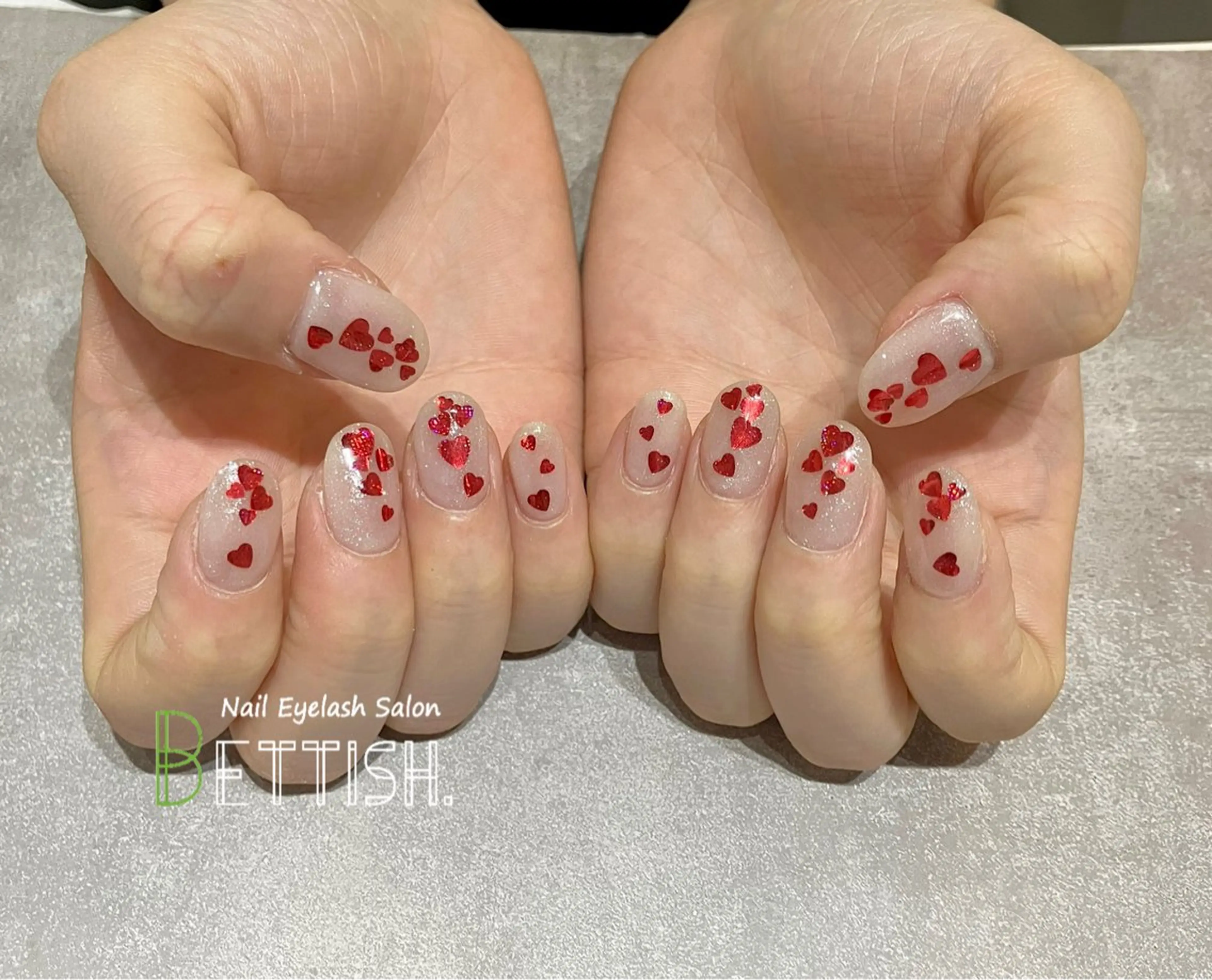 ネイル バレンタイン ハンドネイル BETTISH. KUMIKO☺︎︎のネイルデザイン