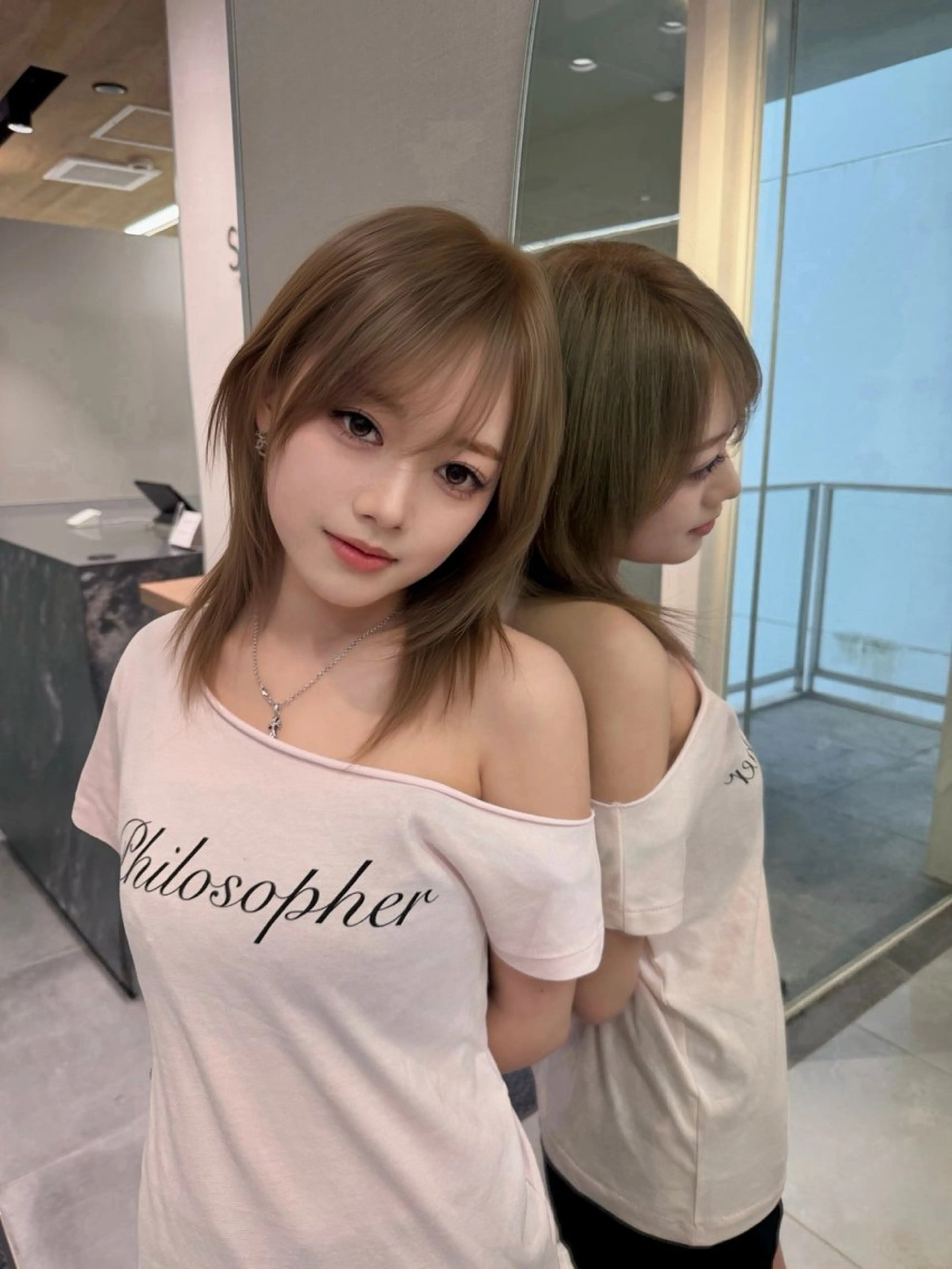 セミロング カラー ヘアカラー トリートメント 🍬カラー特化🍬 Kirari🪄のヘアスタイル