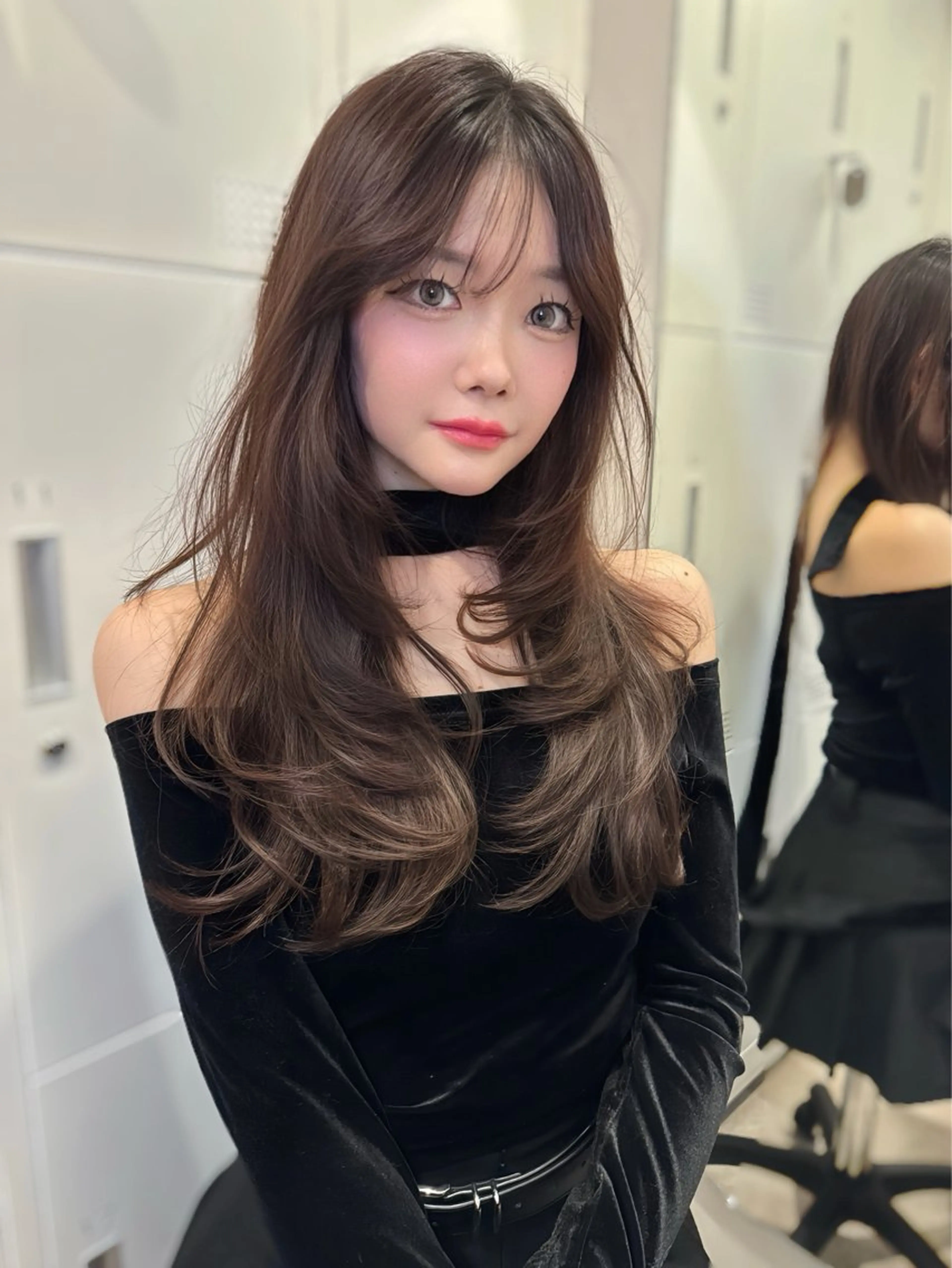 ロング 池袋/韓国/レイヤー 髪質改善/村上けいとのヘアスタイル