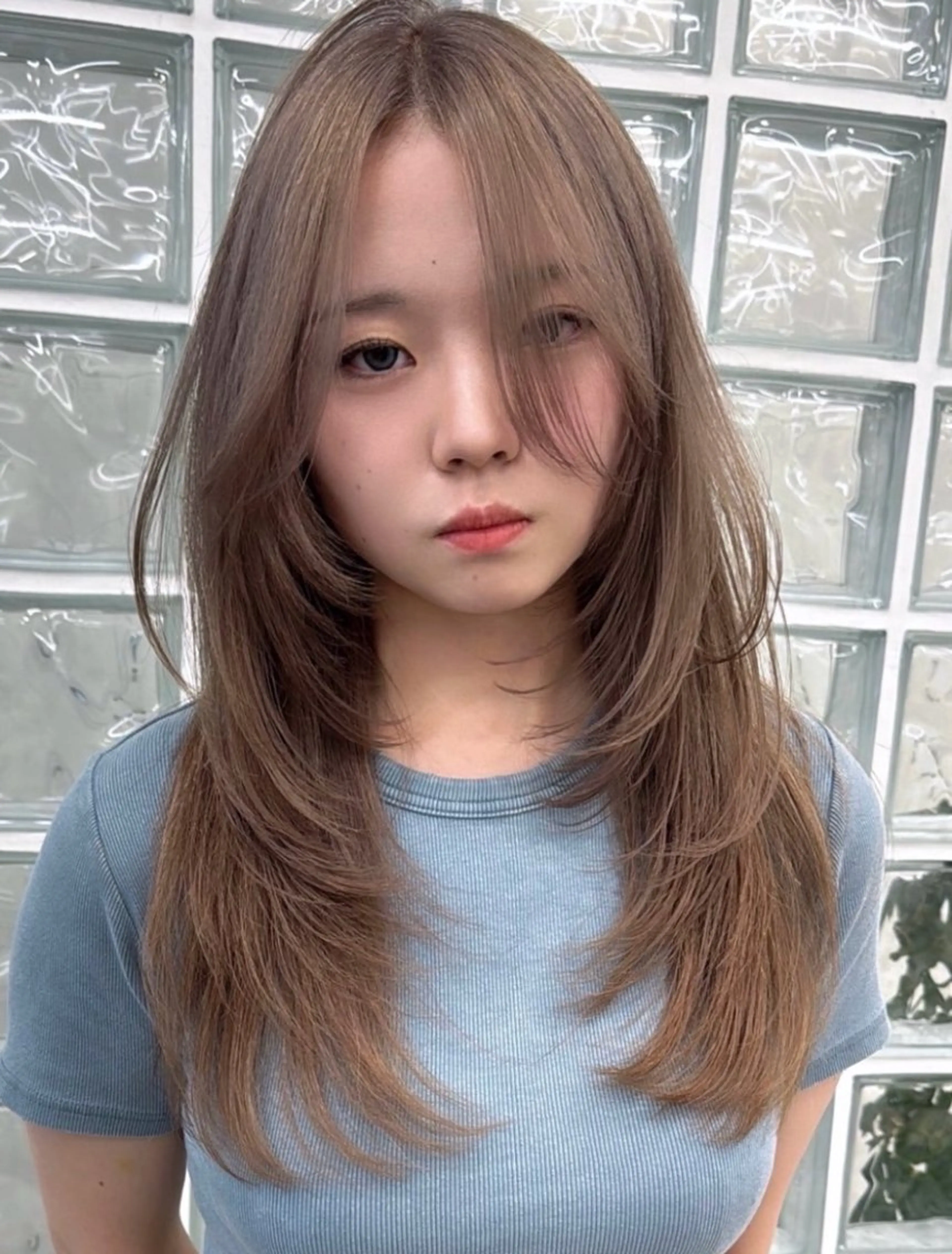 ミディアム ミディアムレイヤー レイヤーカット Cinq所属・ハイライト🌟/ ボブ/豊田のヘアスタイル