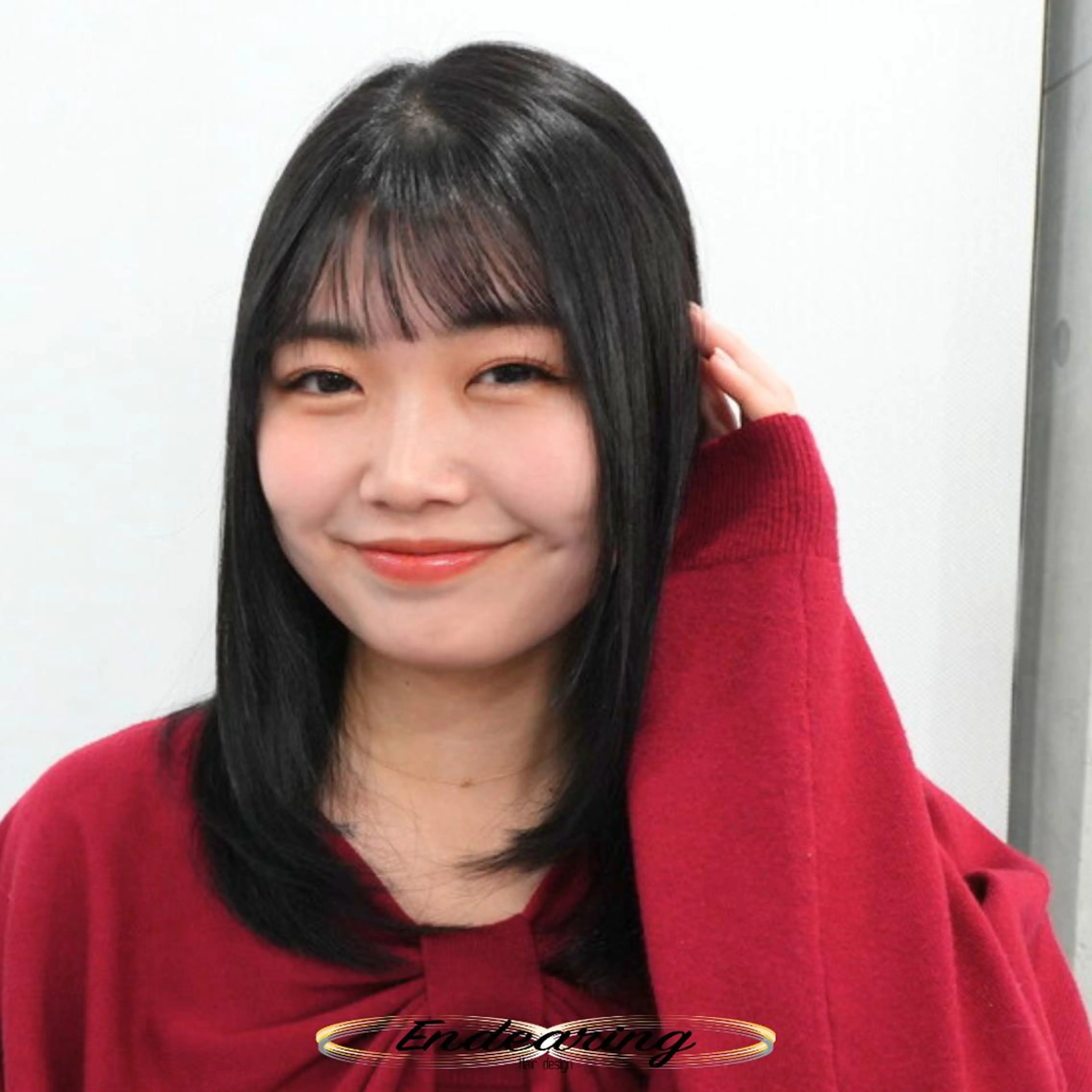 カラー ベージュカラー 透明感カラー オリーブベージュ カット ヘアカラー Endearing 銀座/レイヤーカットのヘアスタイル