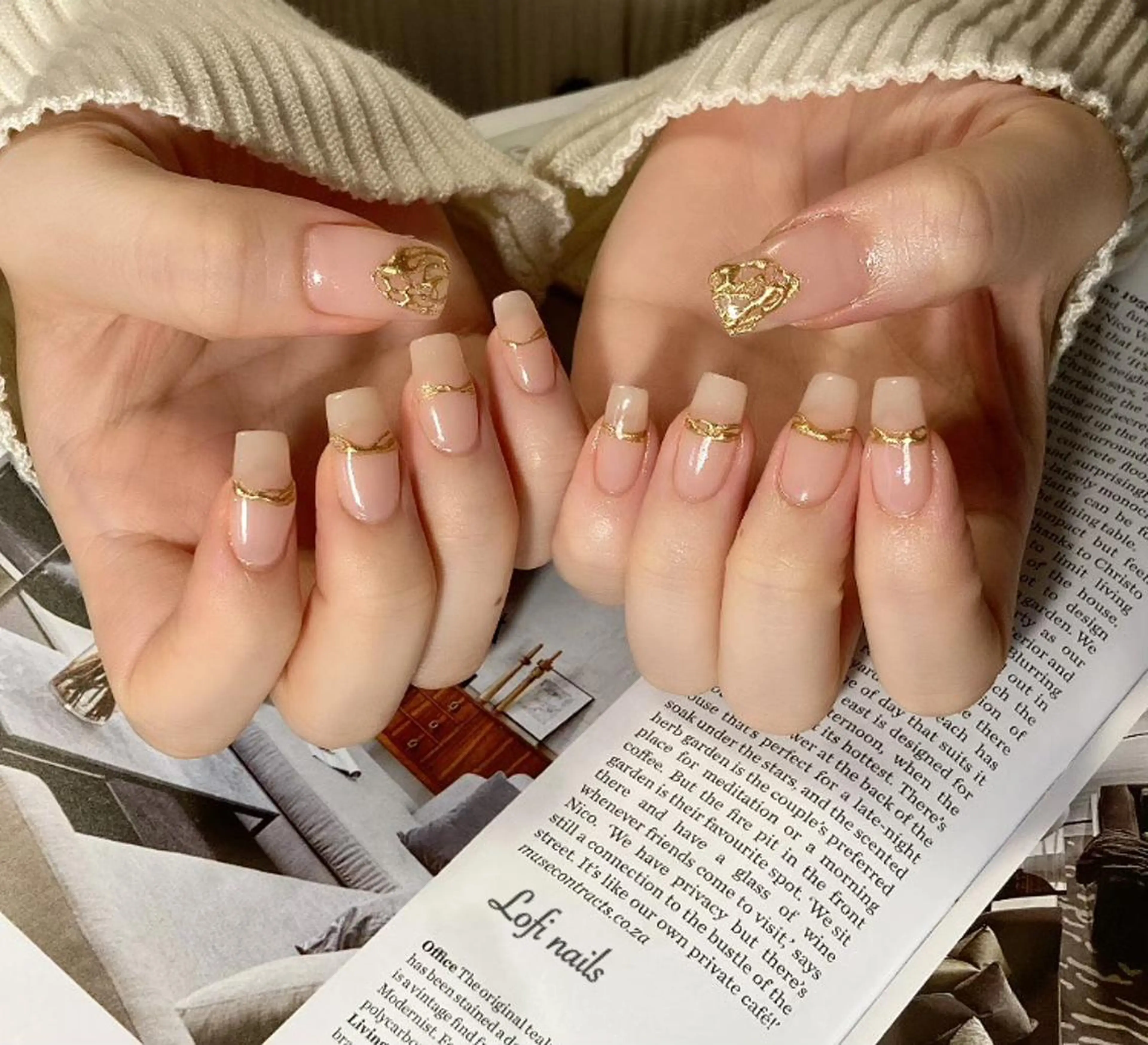 ロング ネイル Lofi nails ゆきこのネイルデザイン