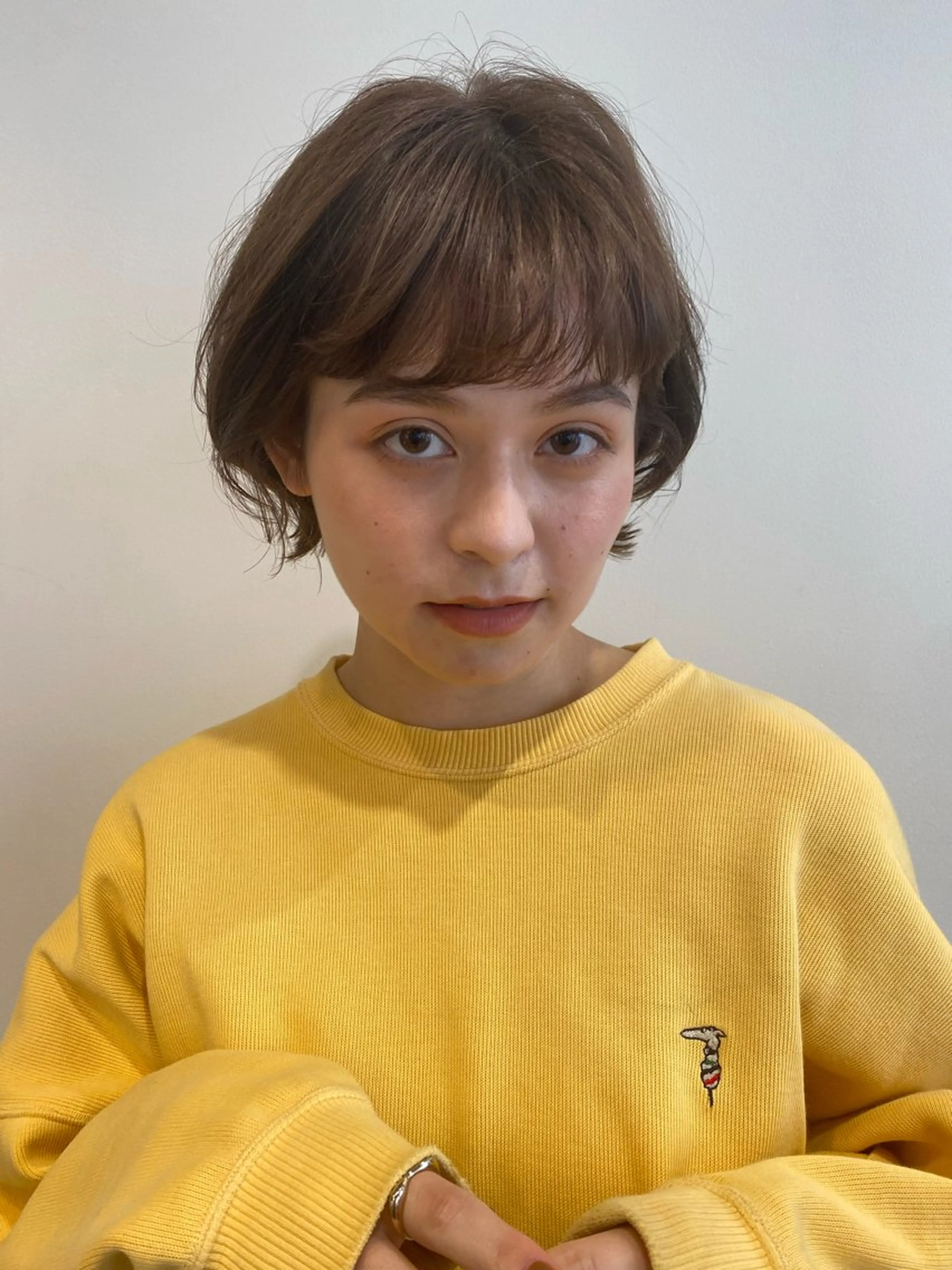 ショート 頭皮につけないカラー /白髪ぼかし/実加永のヘアスタイル