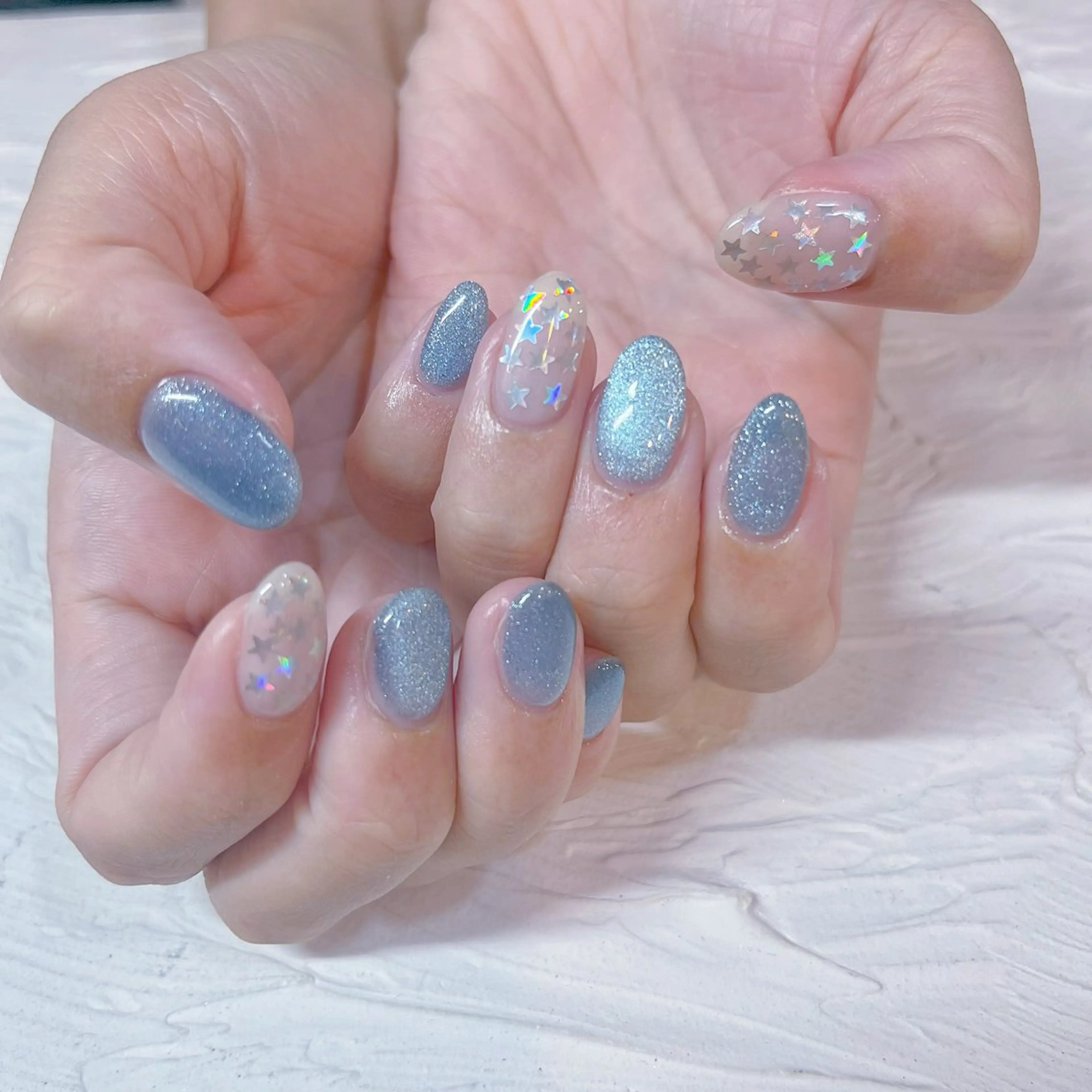 ネイル ハンドネイル Maya 🧊🫧‪のネイルデザイン
