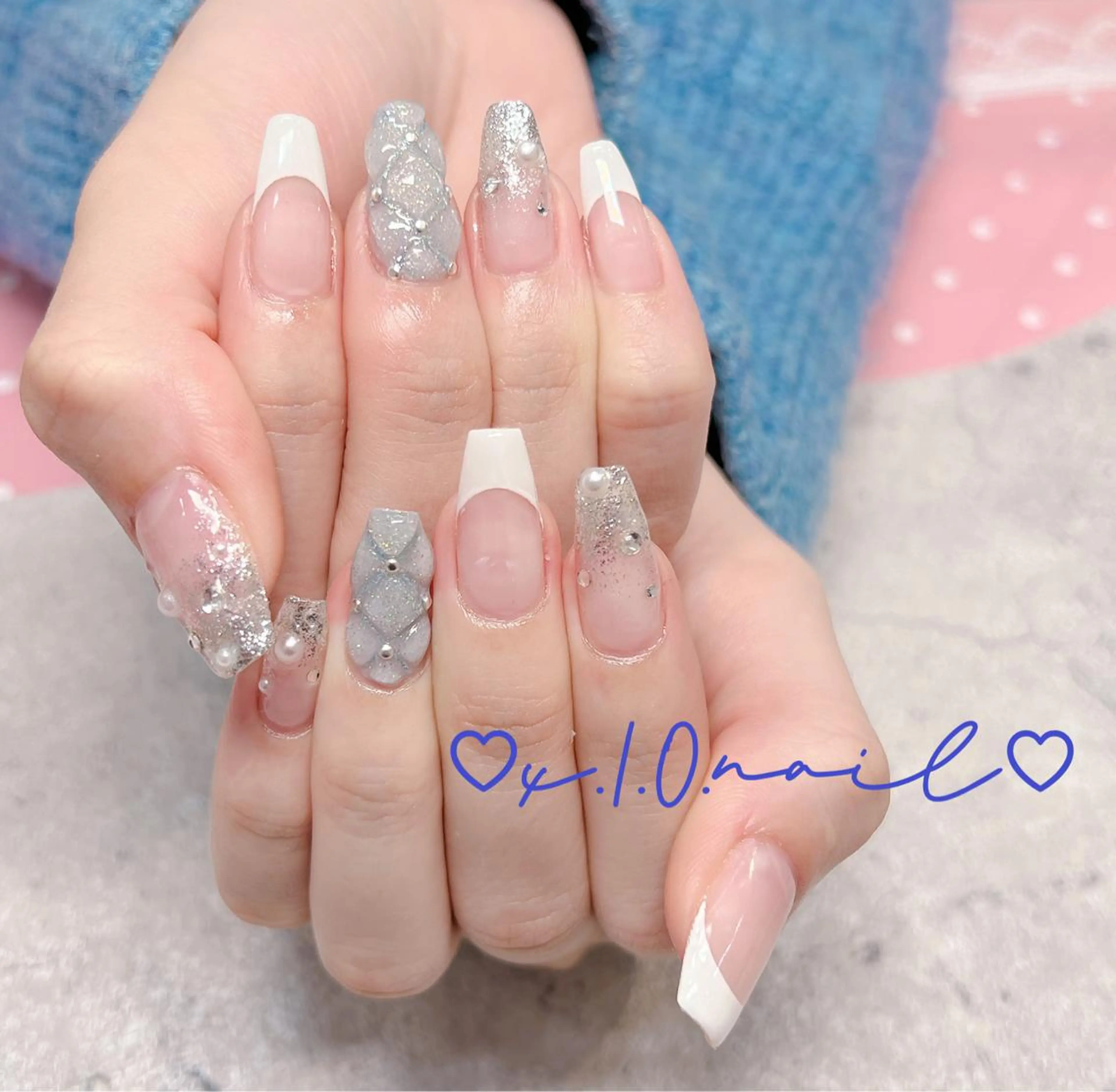ネイル アニマル柄 アートネイル ニュアンスネイル ネイルチップ ハンドネイル x.1.0.nail ♡Cのネイルデザイン