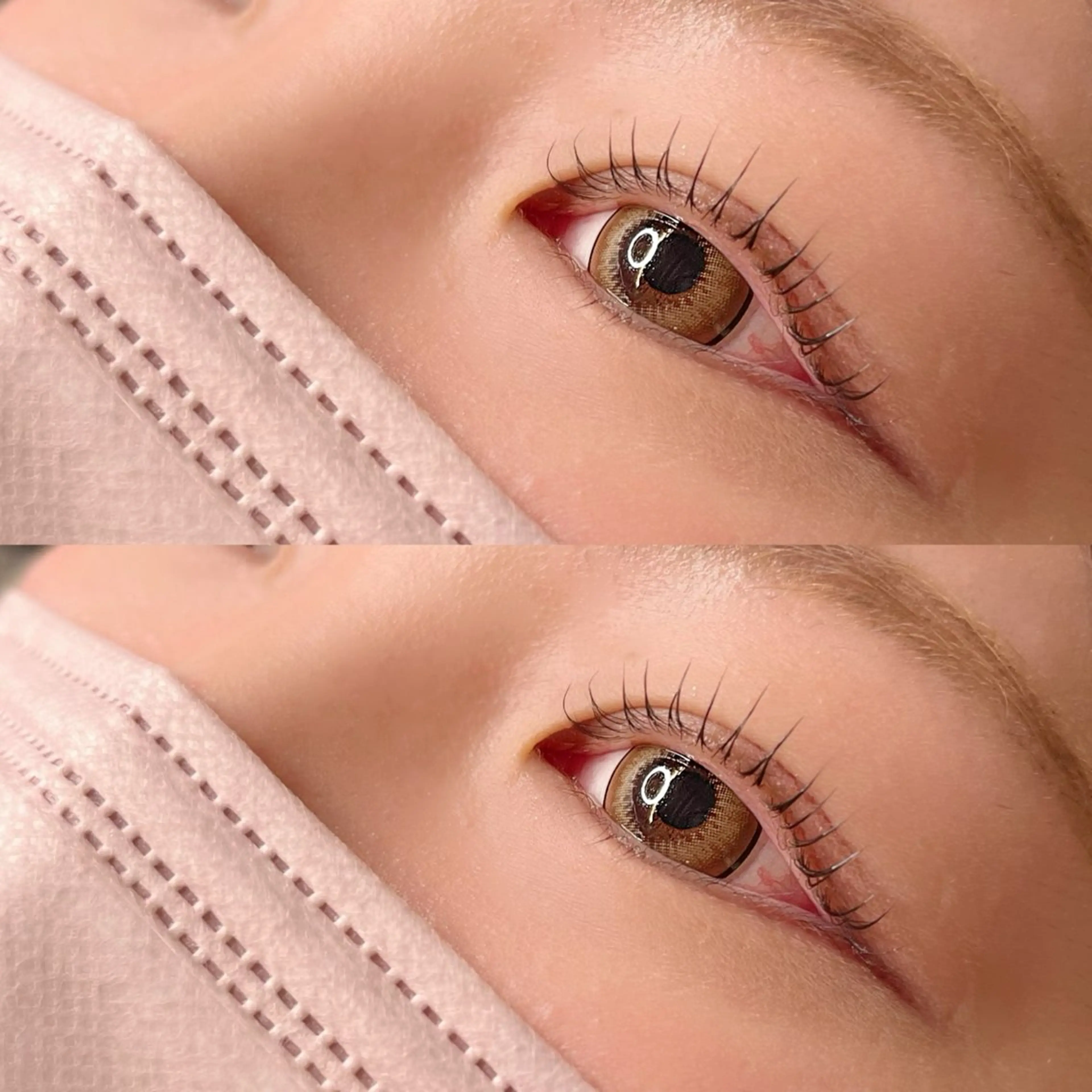 パリジェンヌラッシュリフト＋下まつげパーマの写真