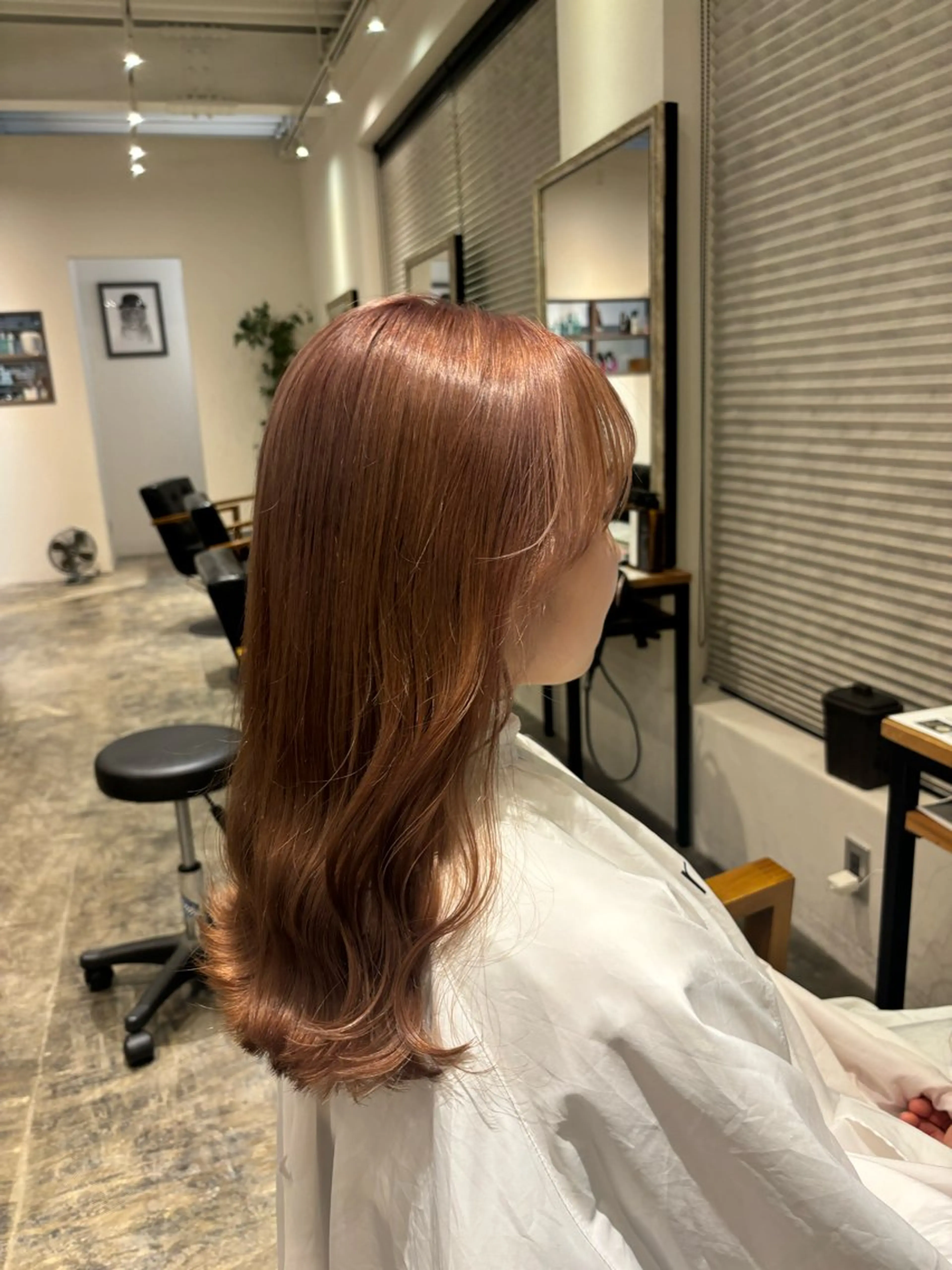 ダブルカラー(ブリーチ一回のダブルカラー)の写真