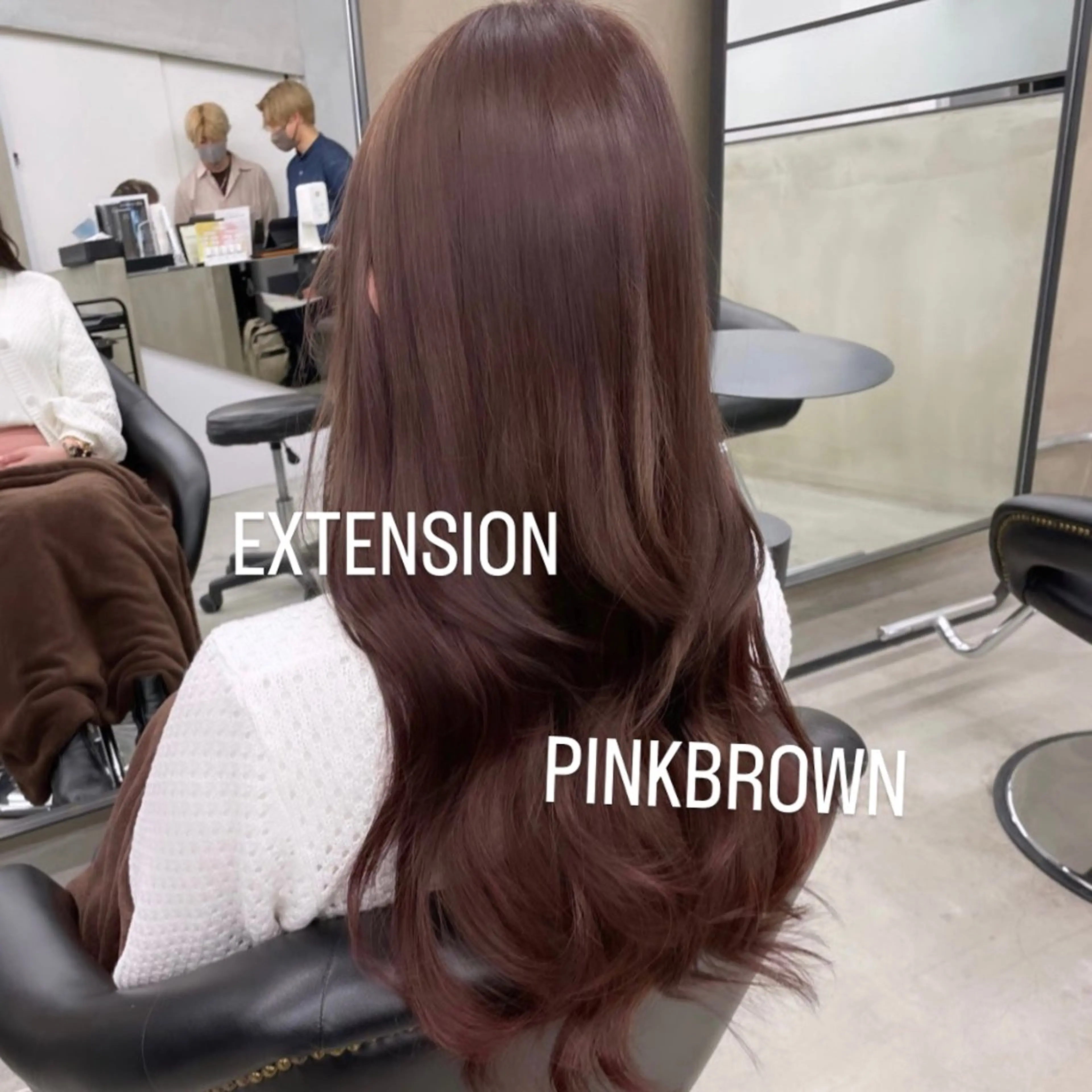 ロング カラー ヘアカラー エクステ エクステ🩵ブリーチ 韓国ヘア🩵KAEのヘアスタイル