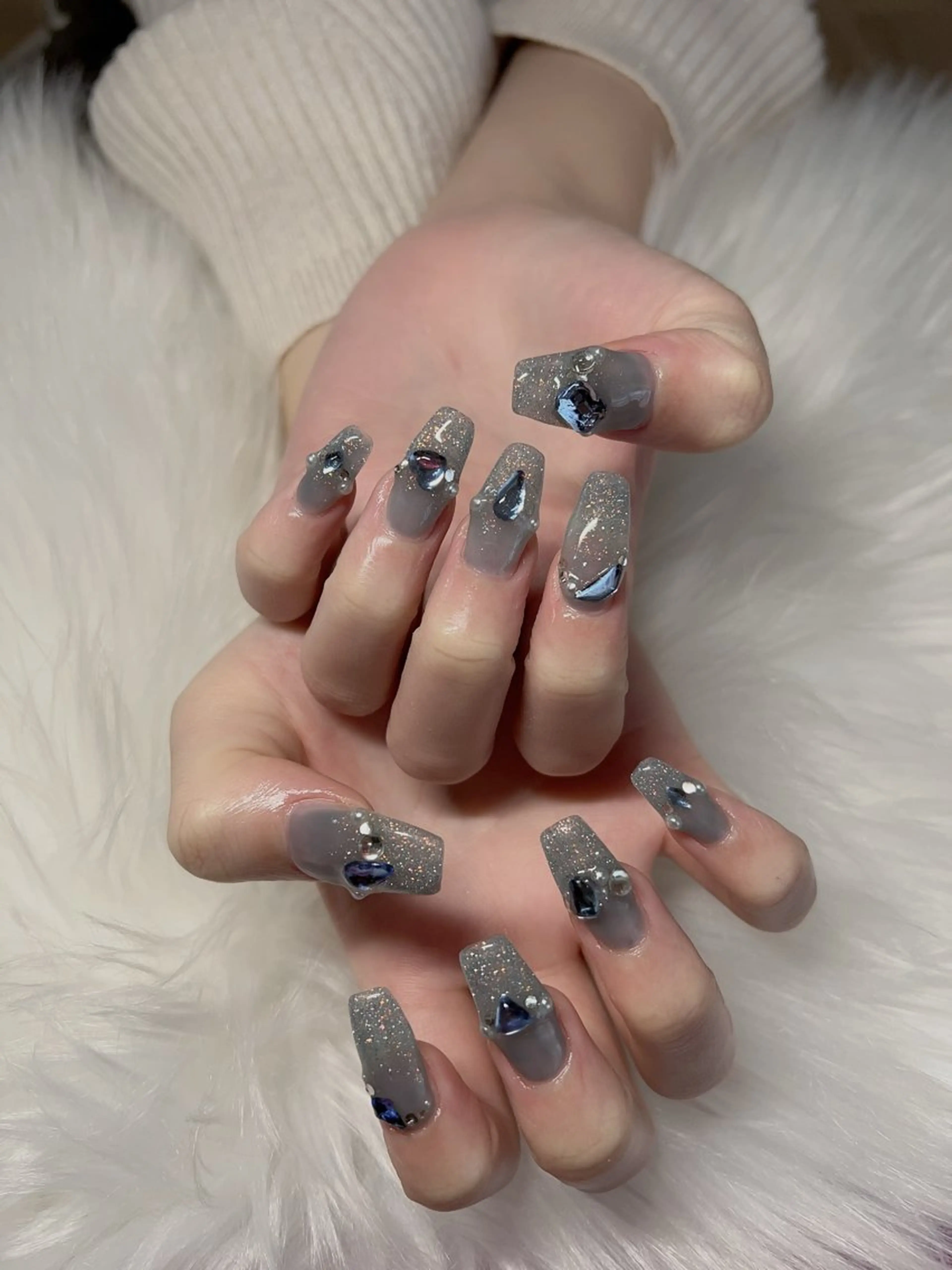 ネイル ハンドネイル ハンドケア 💜MIYA nail川崎店のネイルデザイン