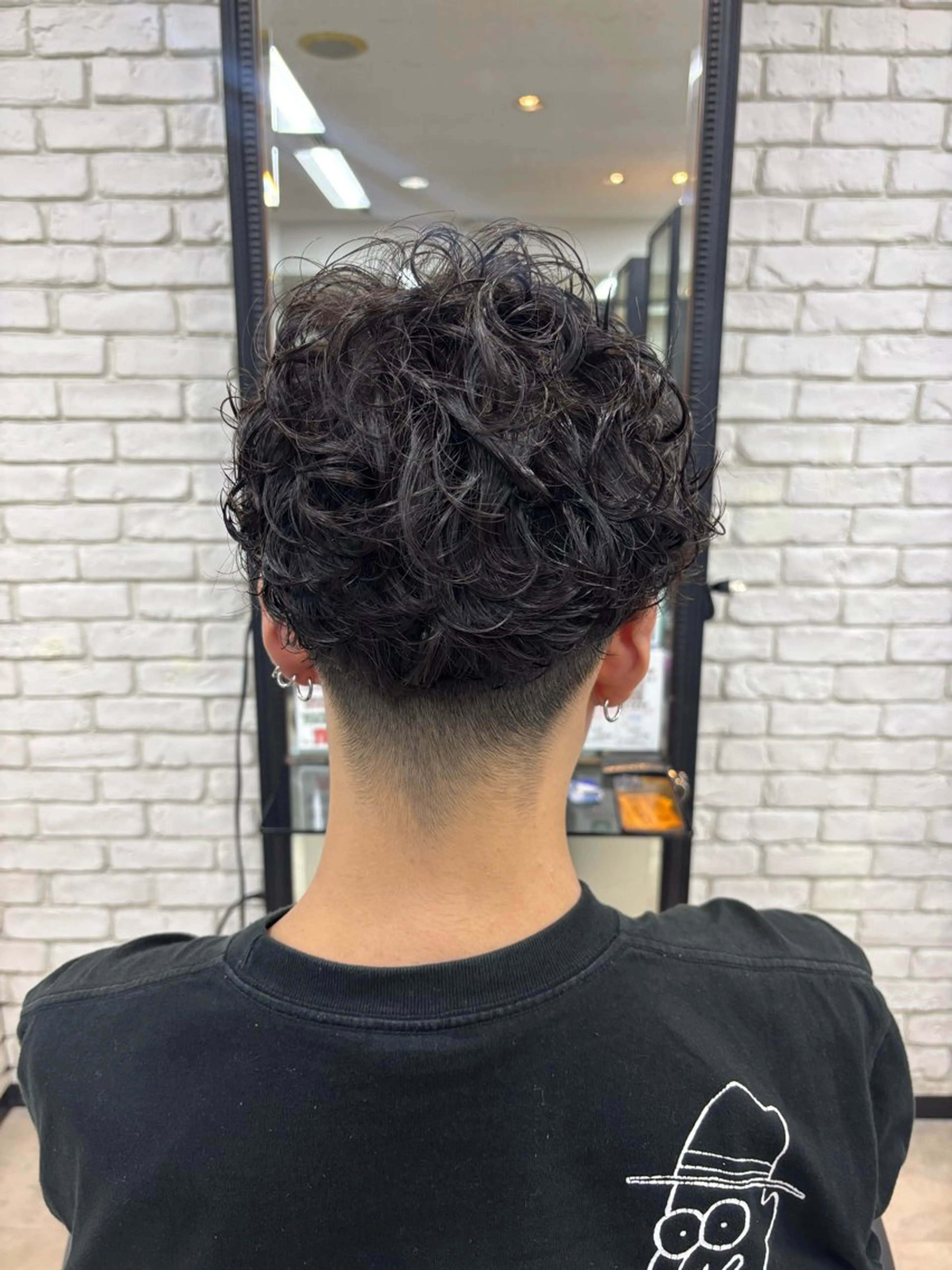 メンズ　カット＋パーマの写真