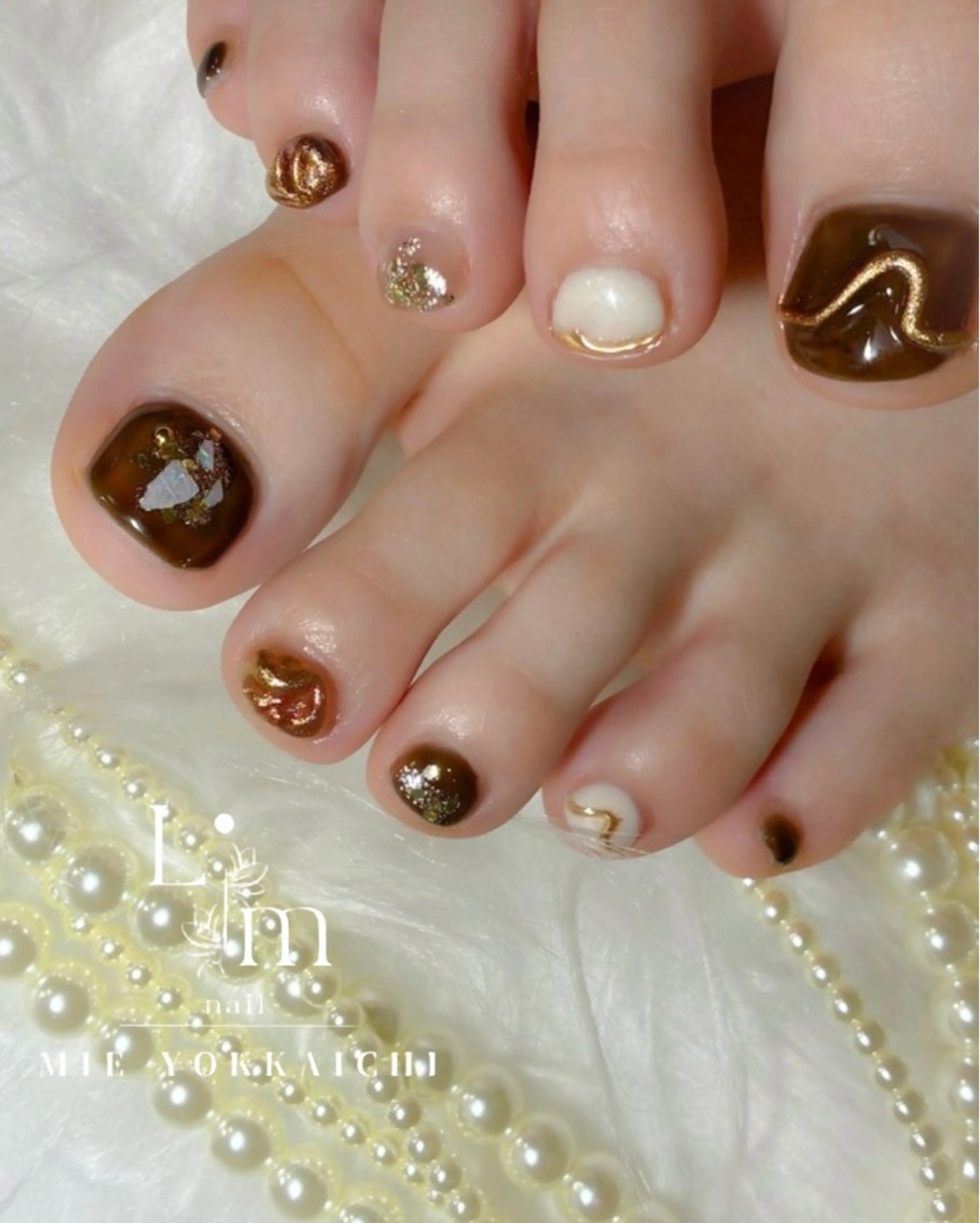 ネイル フットネイル Li.m nail リム ネイルのネイルデザイン