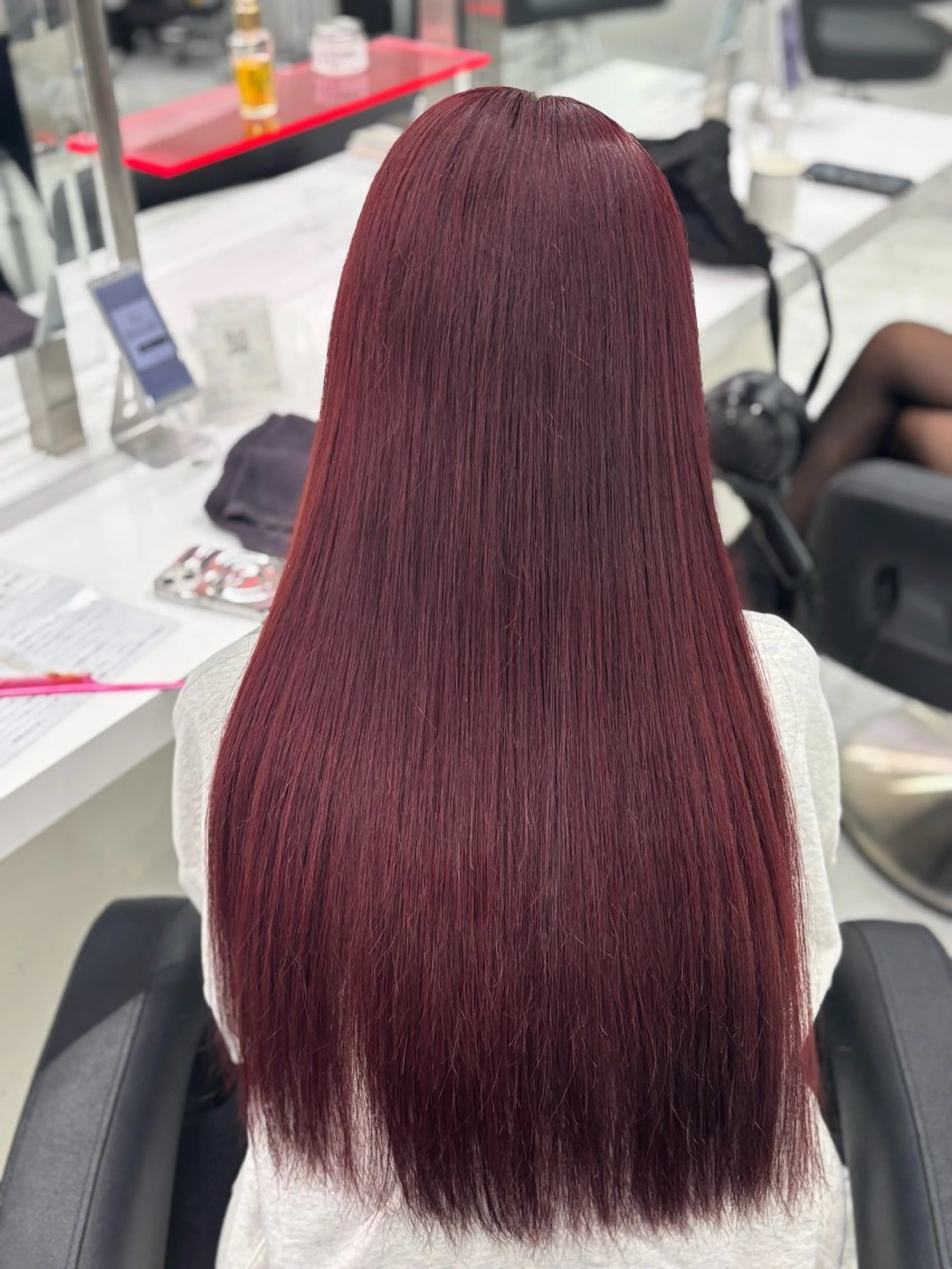 ロング ヘアカラー トリートメント お洒落暖色 🍒AOI🍒のヘアスタイル