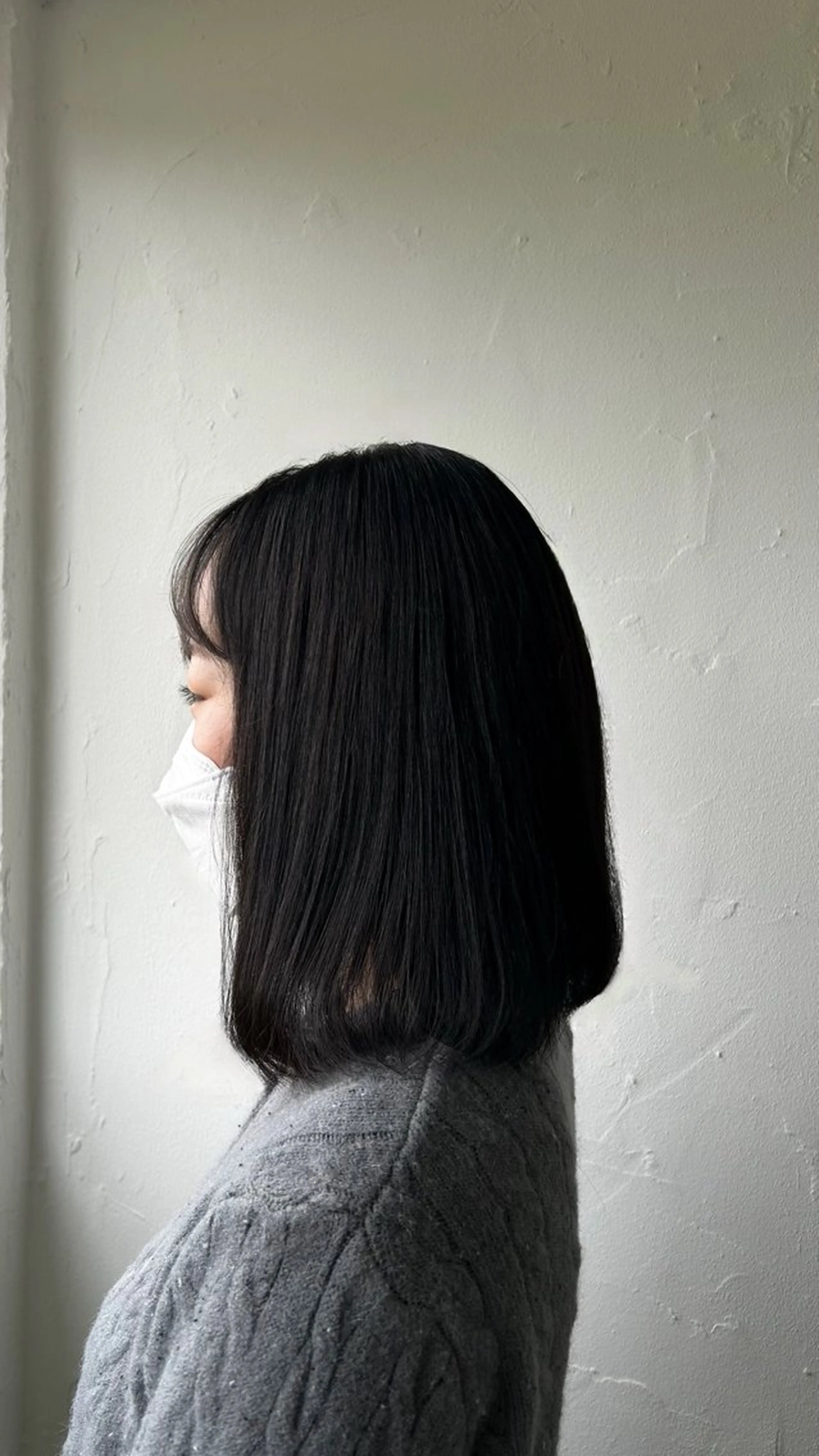 ミディアム カラー ヘアカラー 松井 詩織のヘアスタイル