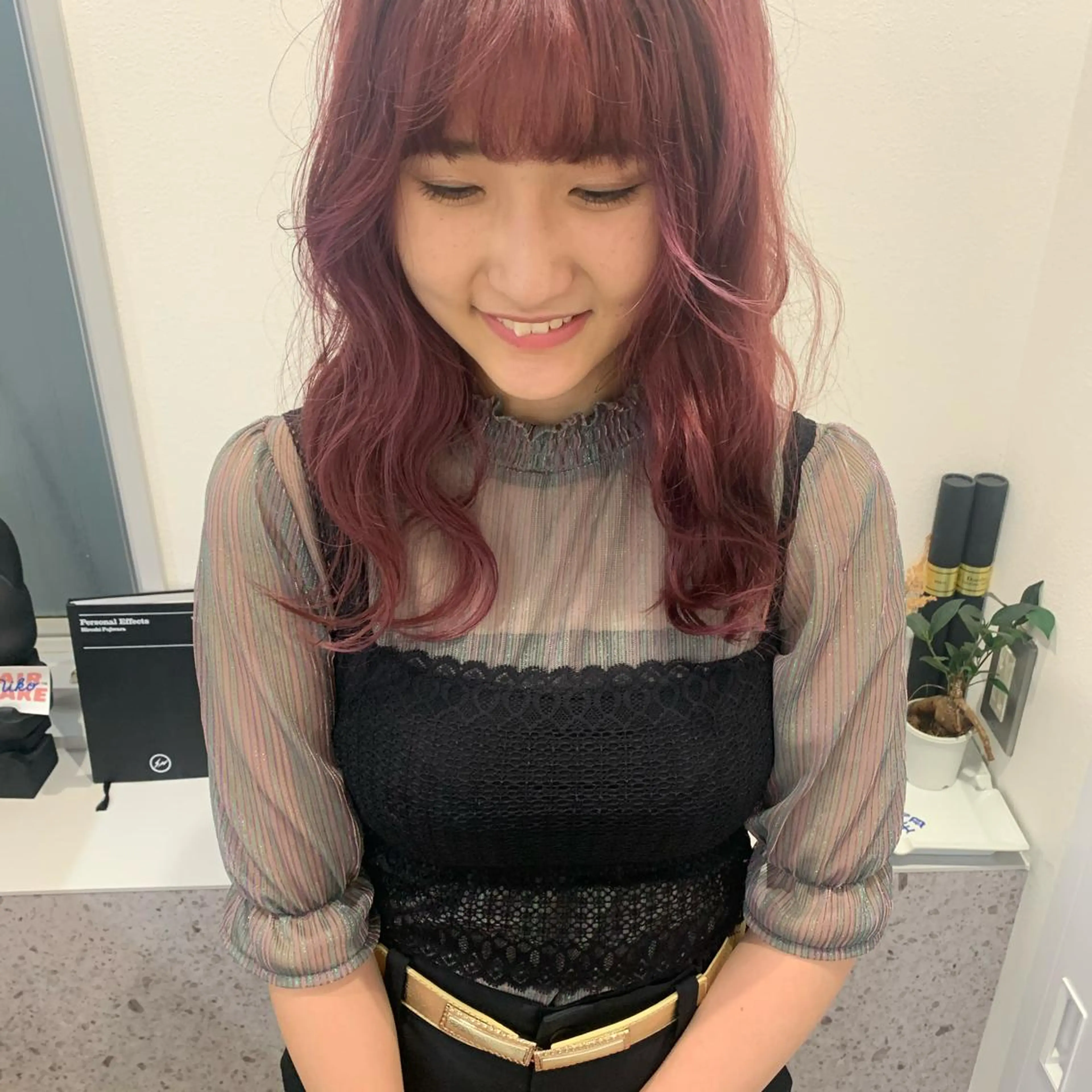 カラー MARU レイヤー/パーマのヘアスタイル