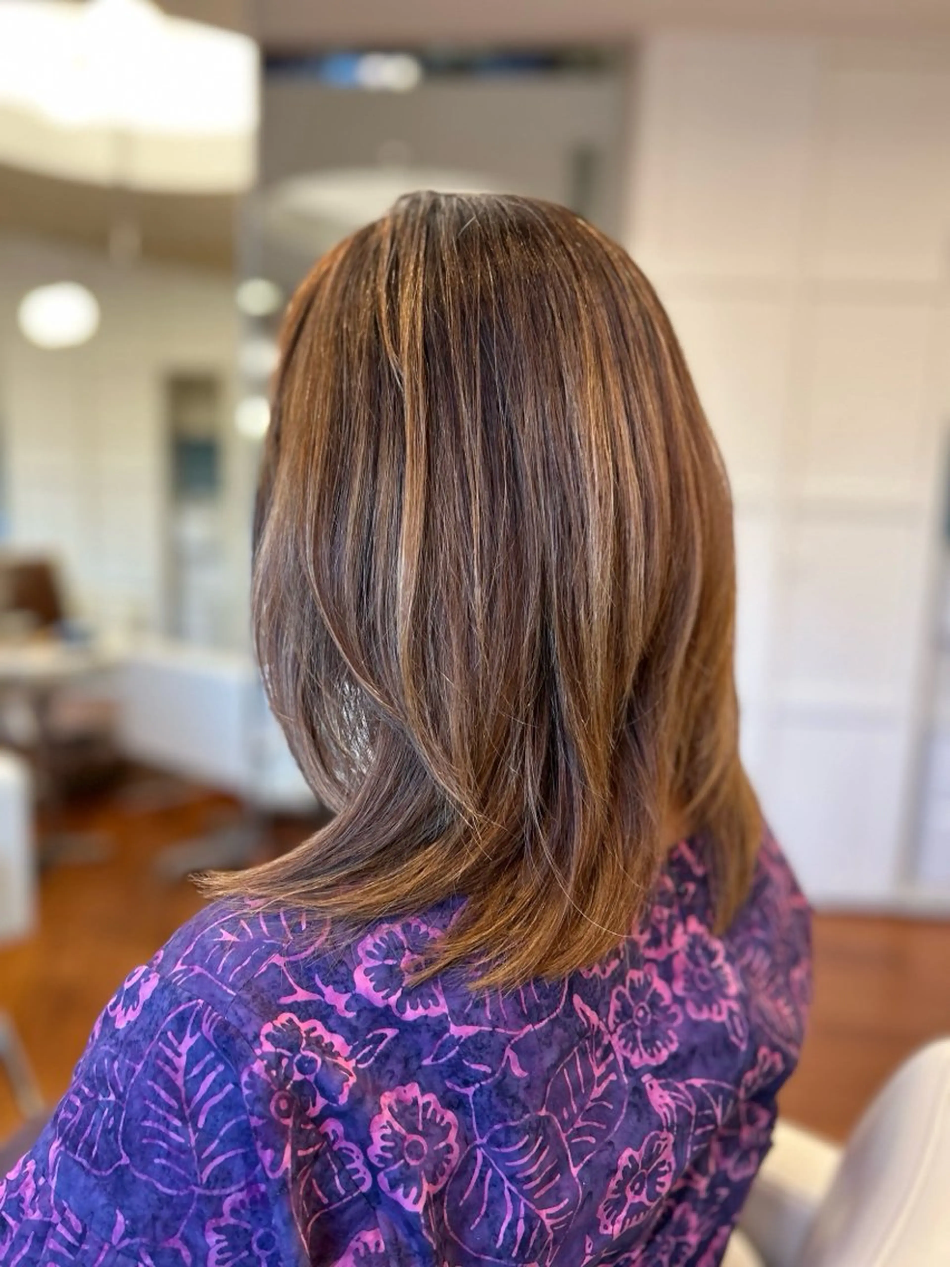 カラー AMATA所属・永井 有沙のヘアスタイル